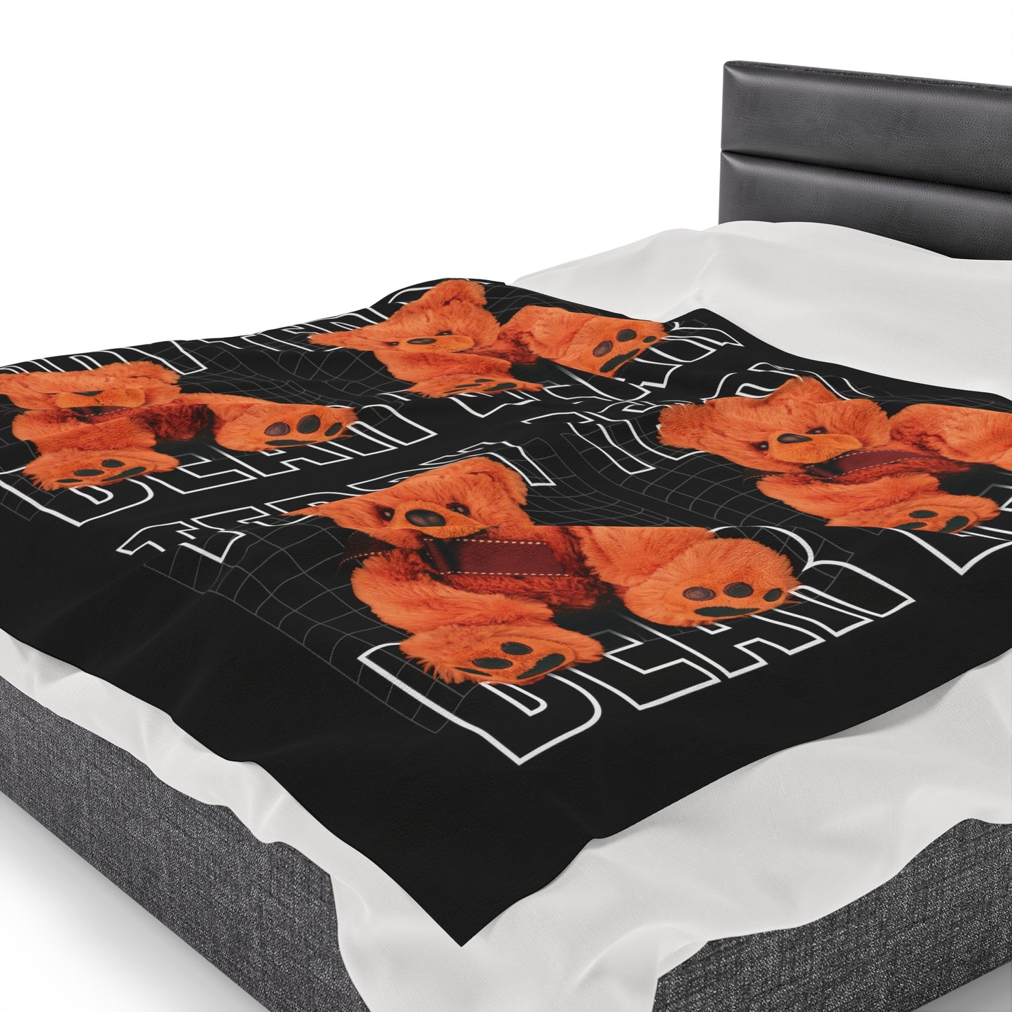 Teddy Bear Velveteen Plush Blanket