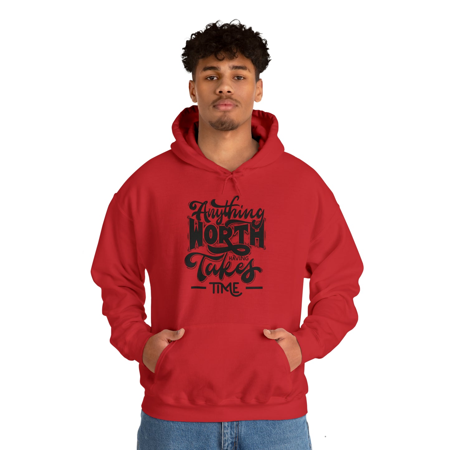 Anything Worth Heavy Blend™ Hooded Sweatshirt