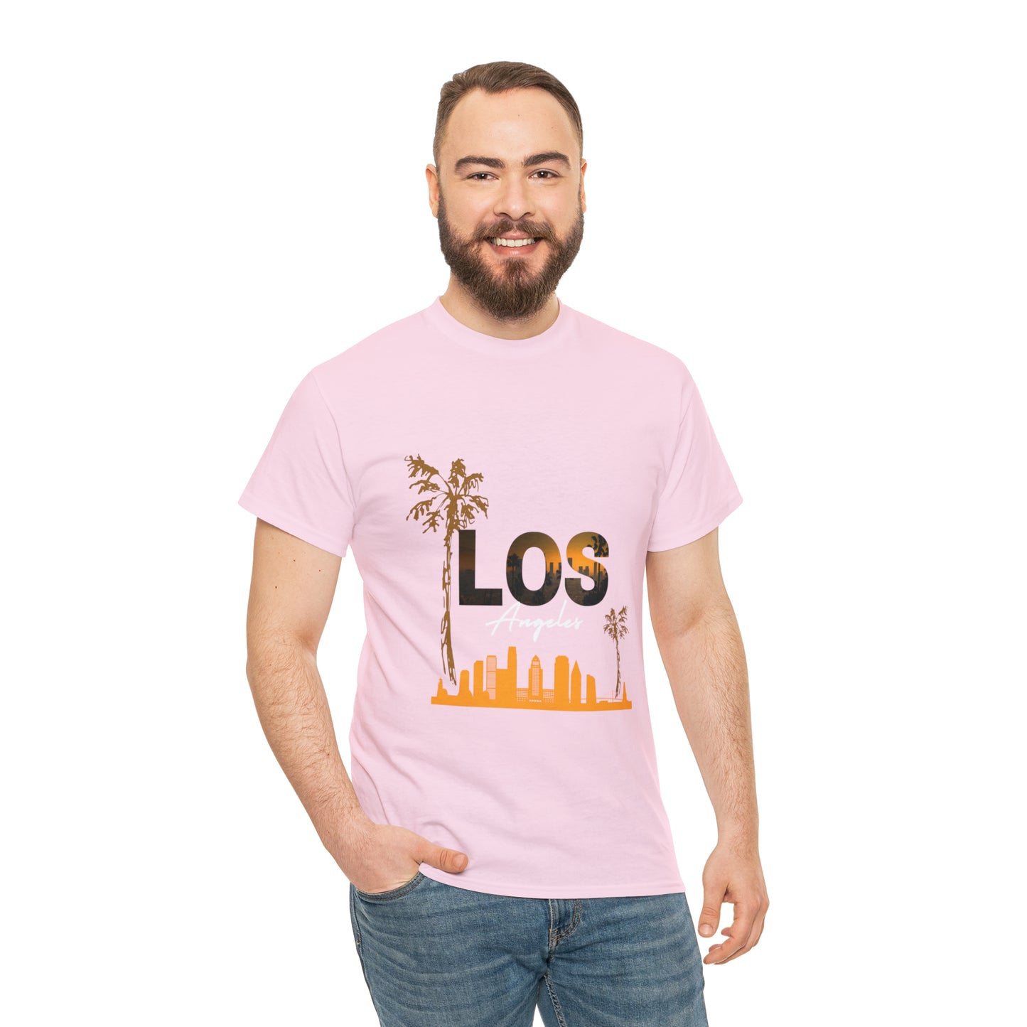 Los Angeles City Heavy Cotton Tee