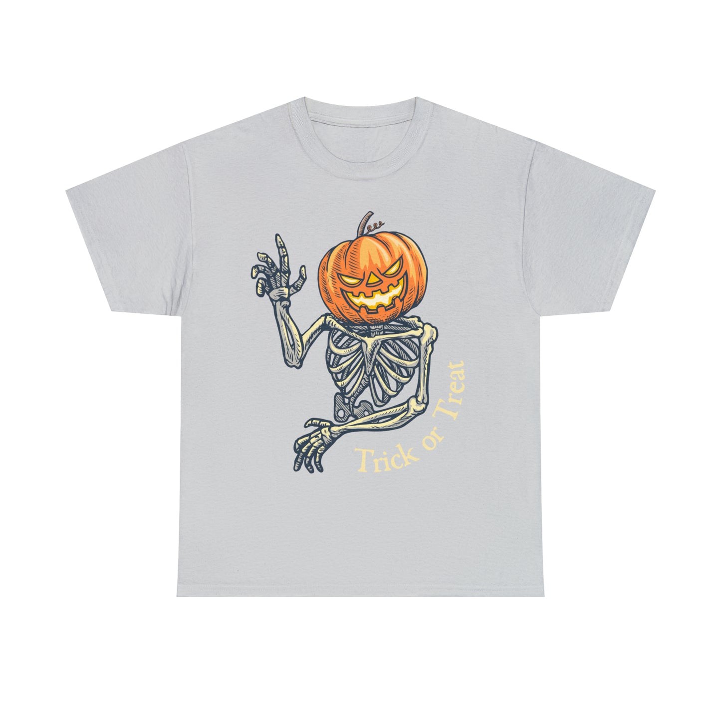 Trick or Treat Skeleton Heavy Cotton Tee