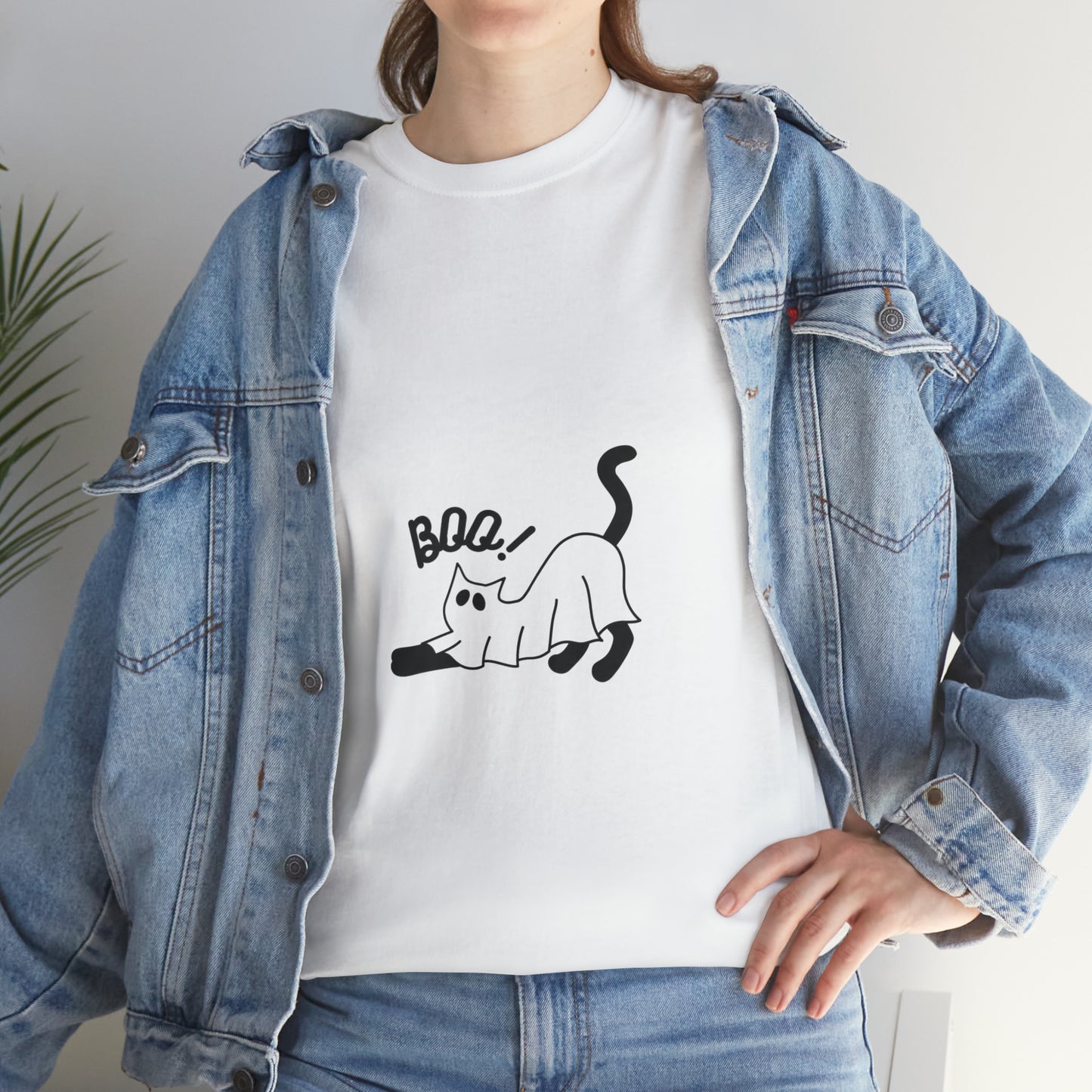 Boo Kitty Heavy Cotton Tee