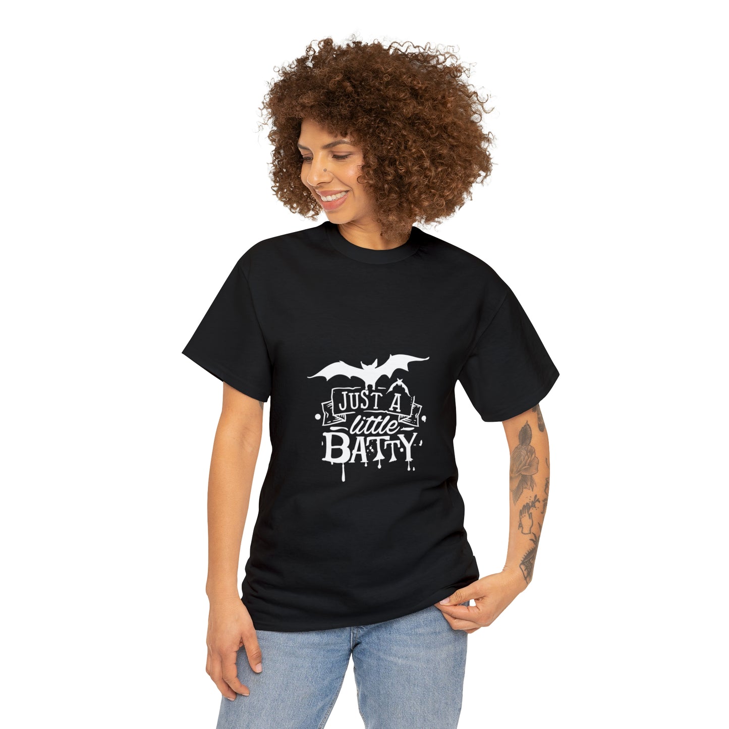 Just a Little Batty Heavy Cotton Tee