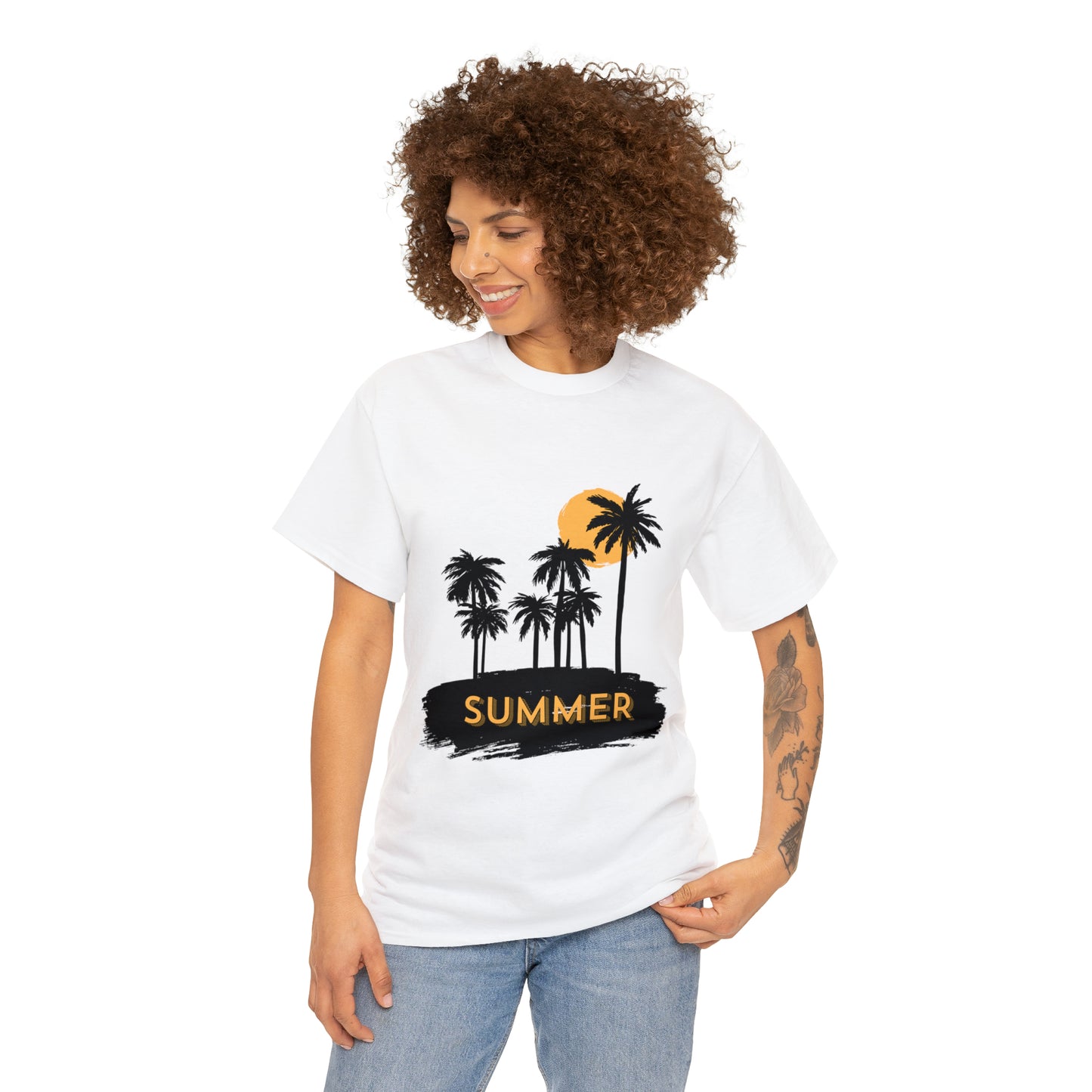 Summer Vibes Heavy Cotton Tee