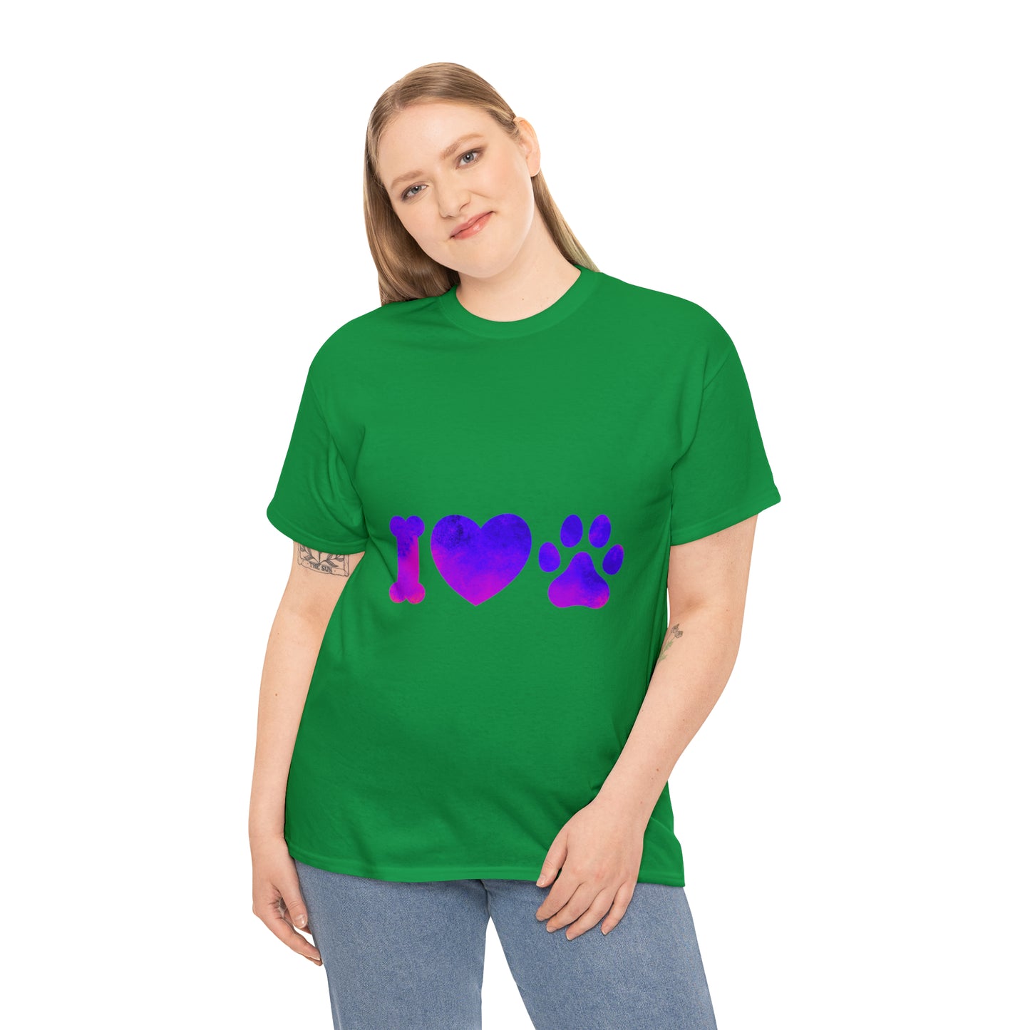 I Love Animals Heavy Cotton Tee