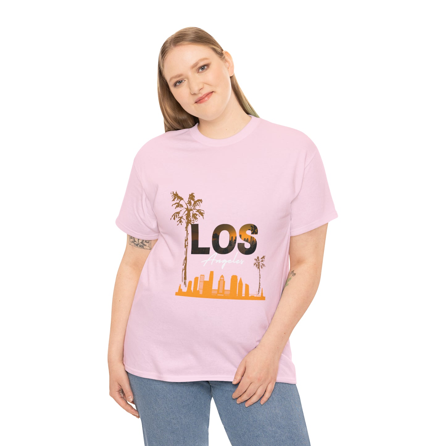 Los Angeles City Heavy Cotton Tee