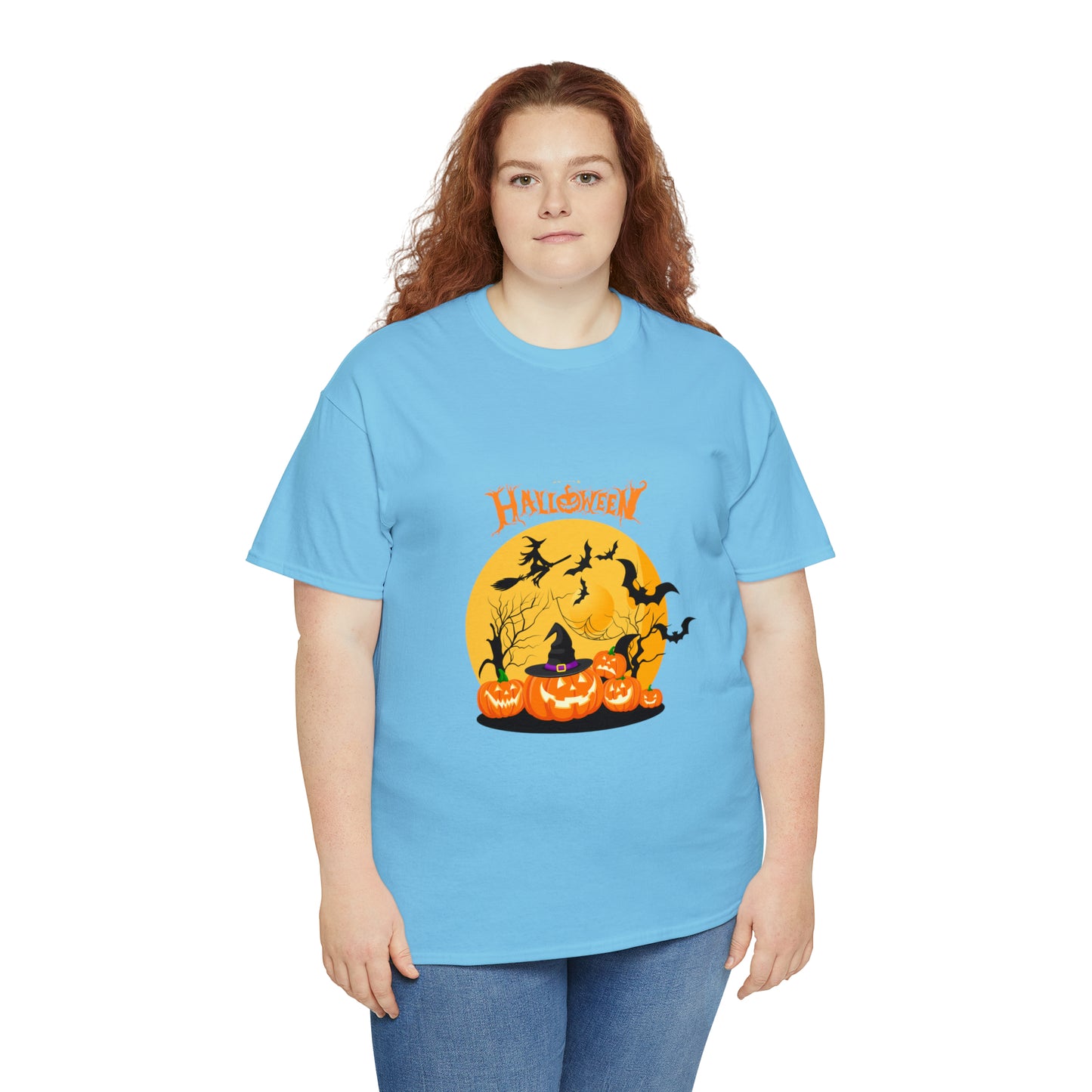 Halloween Pumpkin's Heavy Cotton Tee