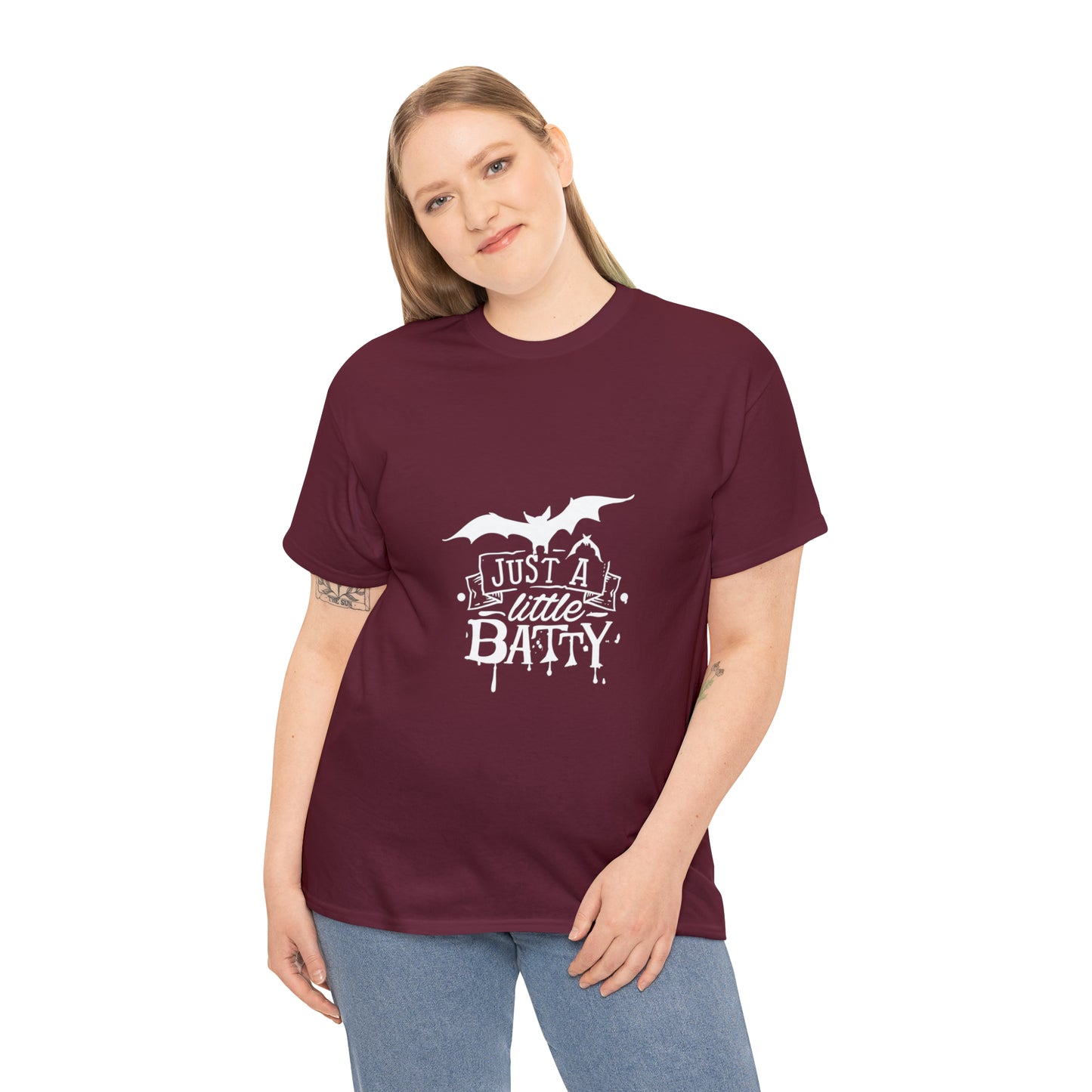 Just a Little Batty Heavy Cotton Tee