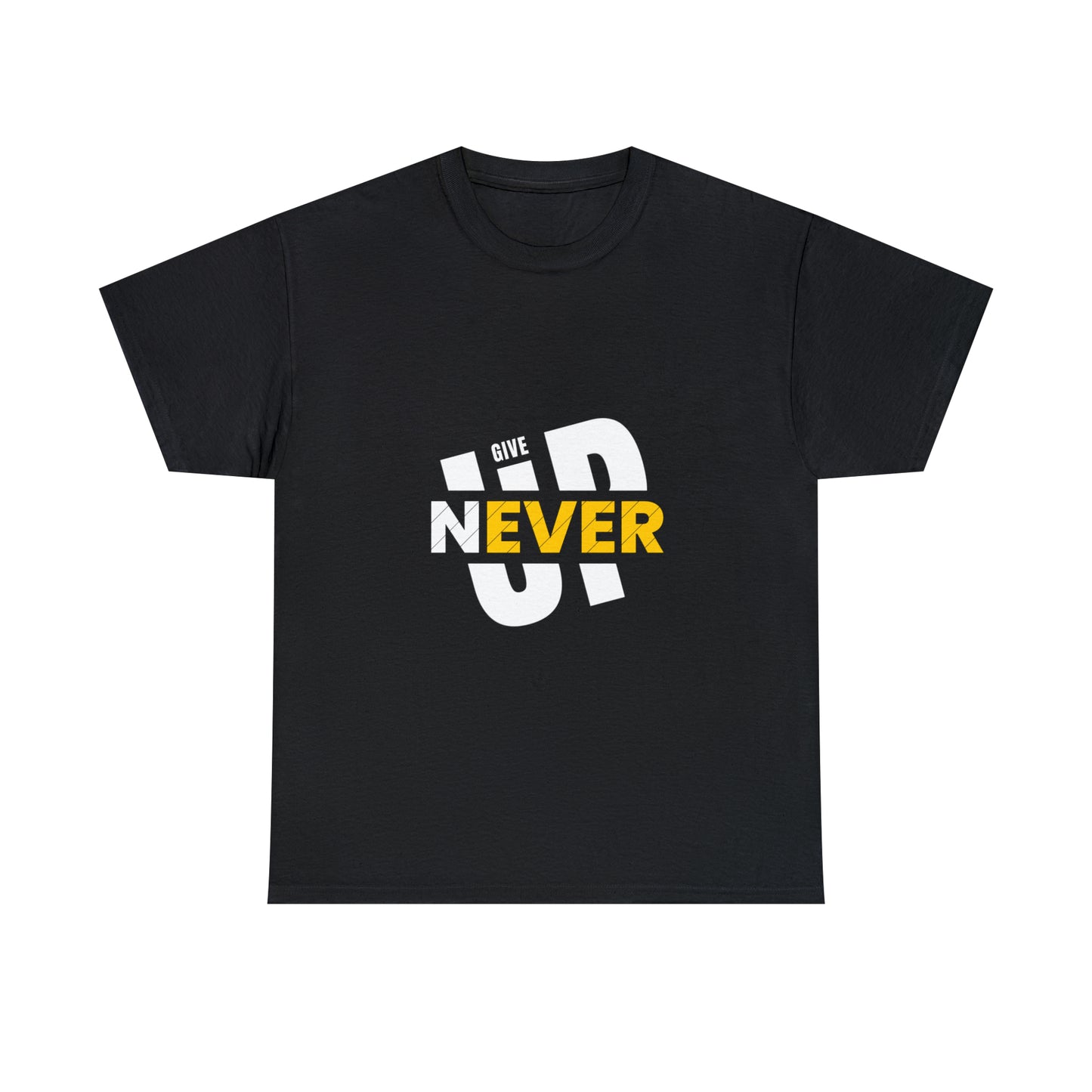 Never Give Up Heavy Cotton Tee