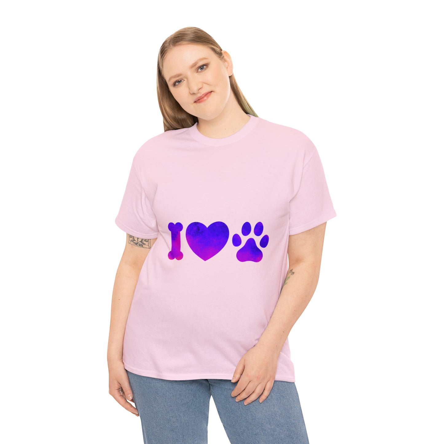 I Love Animals Heavy Cotton Tee