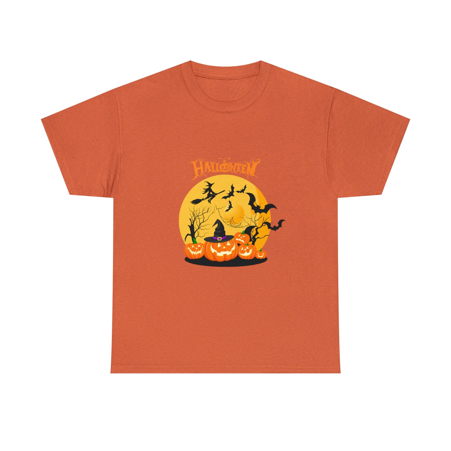 Halloween Pumpkin's Heavy Cotton Tee