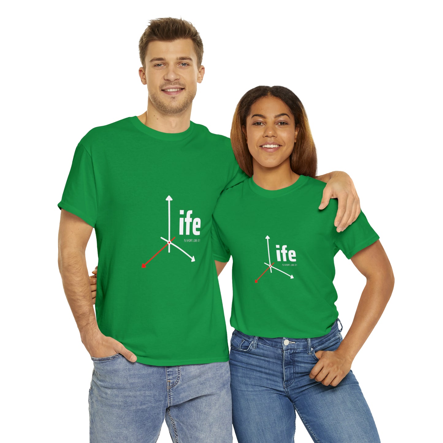 Life is Short Heavy Cotton Tee