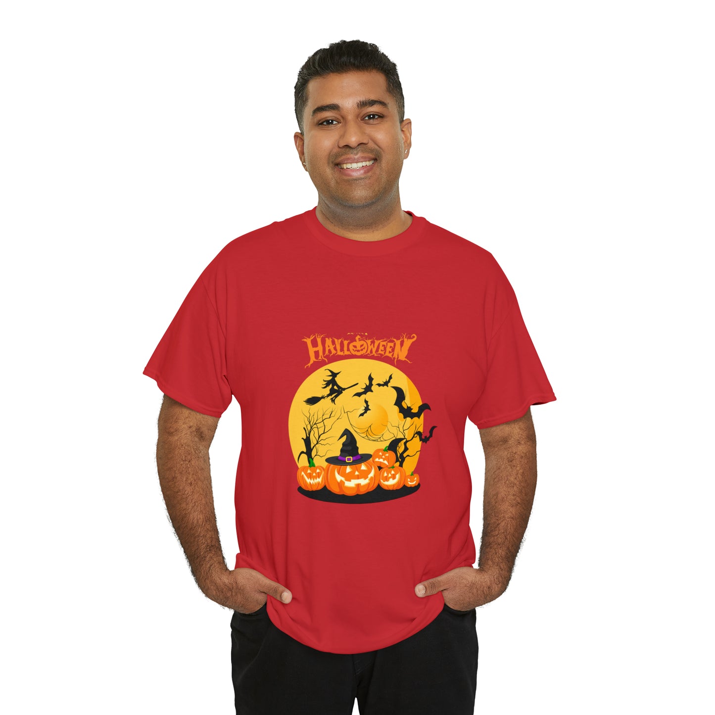 Halloween Pumpkin's Heavy Cotton Tee