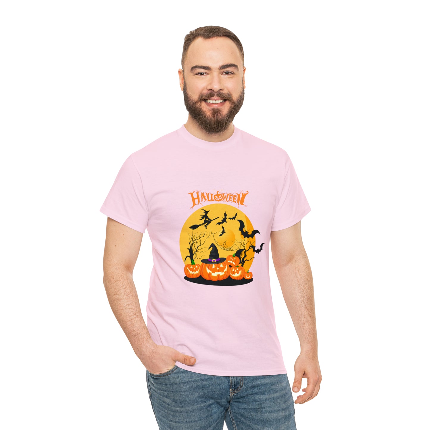 Halloween Pumpkin's Heavy Cotton Tee