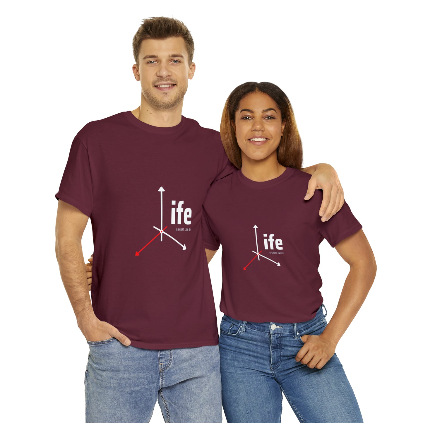 Life is Short Heavy Cotton Tee