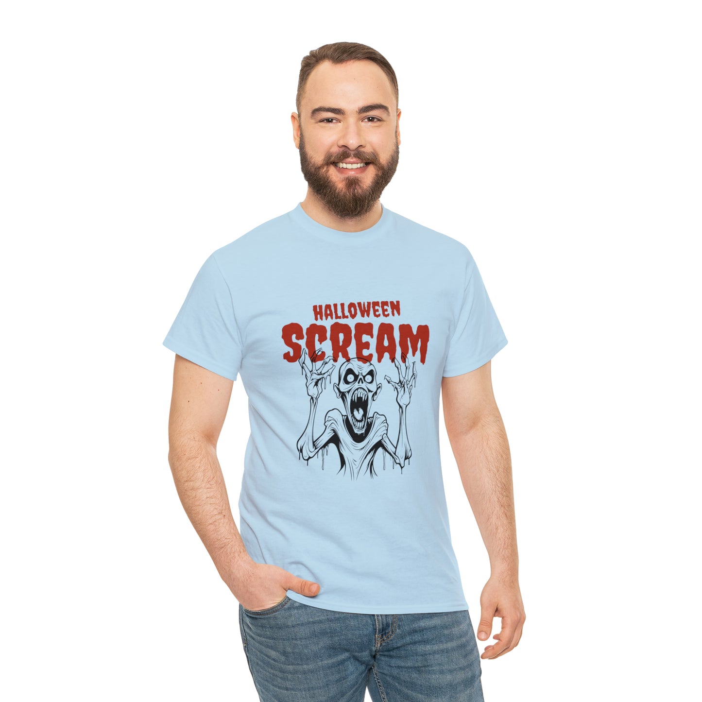 Halloween Scream Heavy Cotton Tee