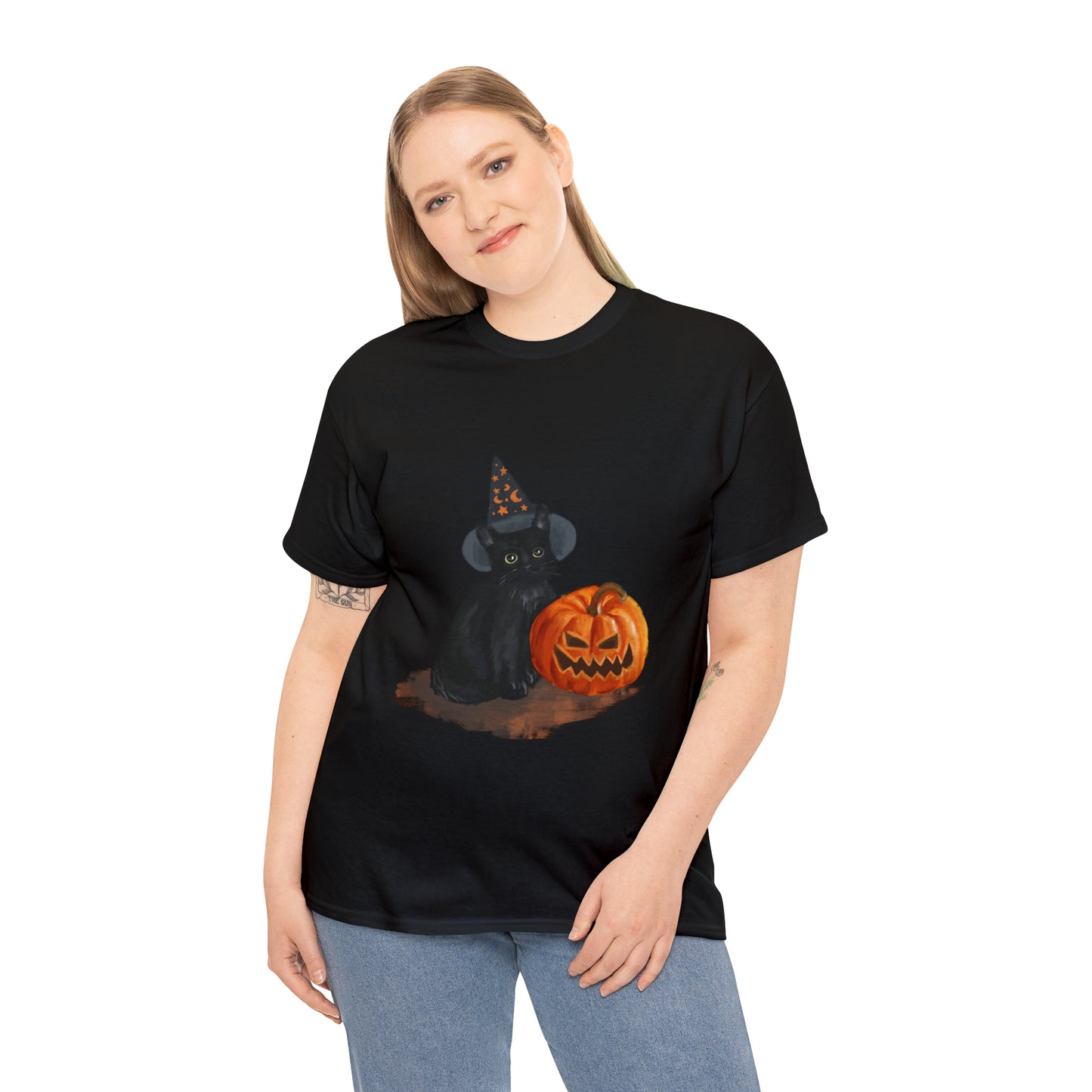 Boo Kitty Heavy Cotton Tee