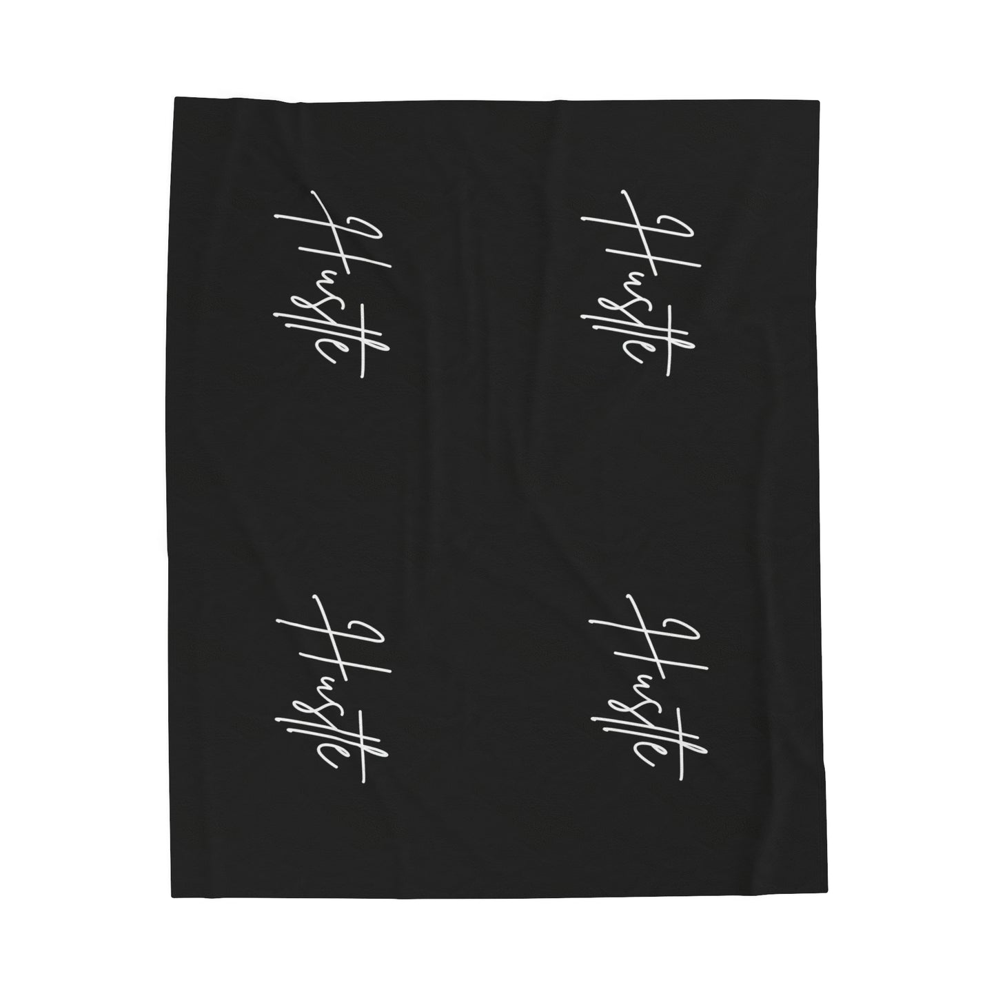 Hustle Velveteen Plush Blanket