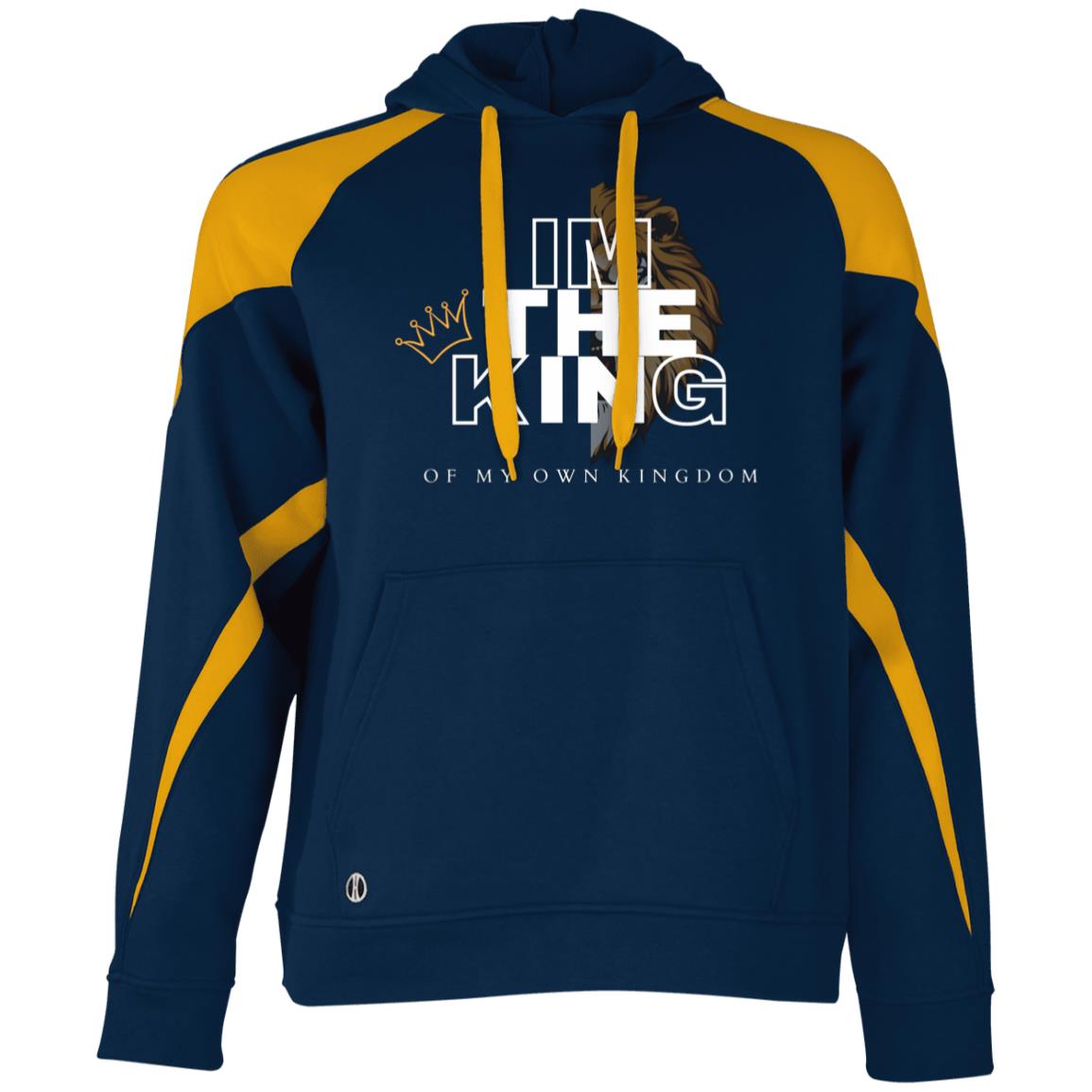 Im The King Athletic Colorblock Fleece Hoodie