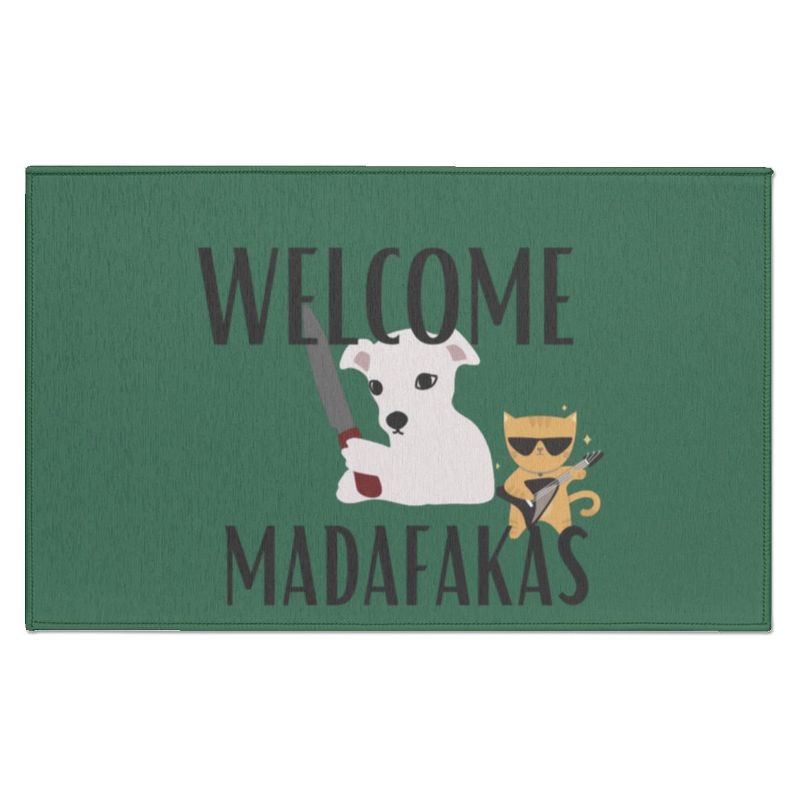 Welcome Madafakas Indoor Doormat