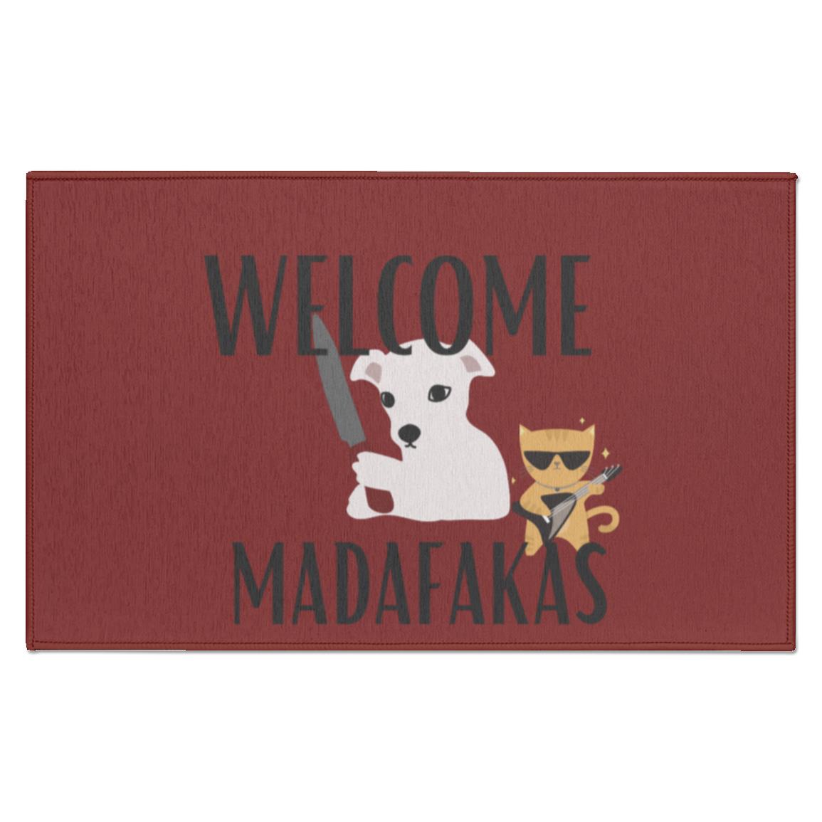 Welcome Madafakas Indoor Doormat