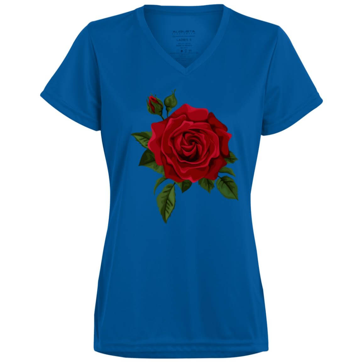 1790 Ladies’ Moisture-Wicking V-Neck Tee