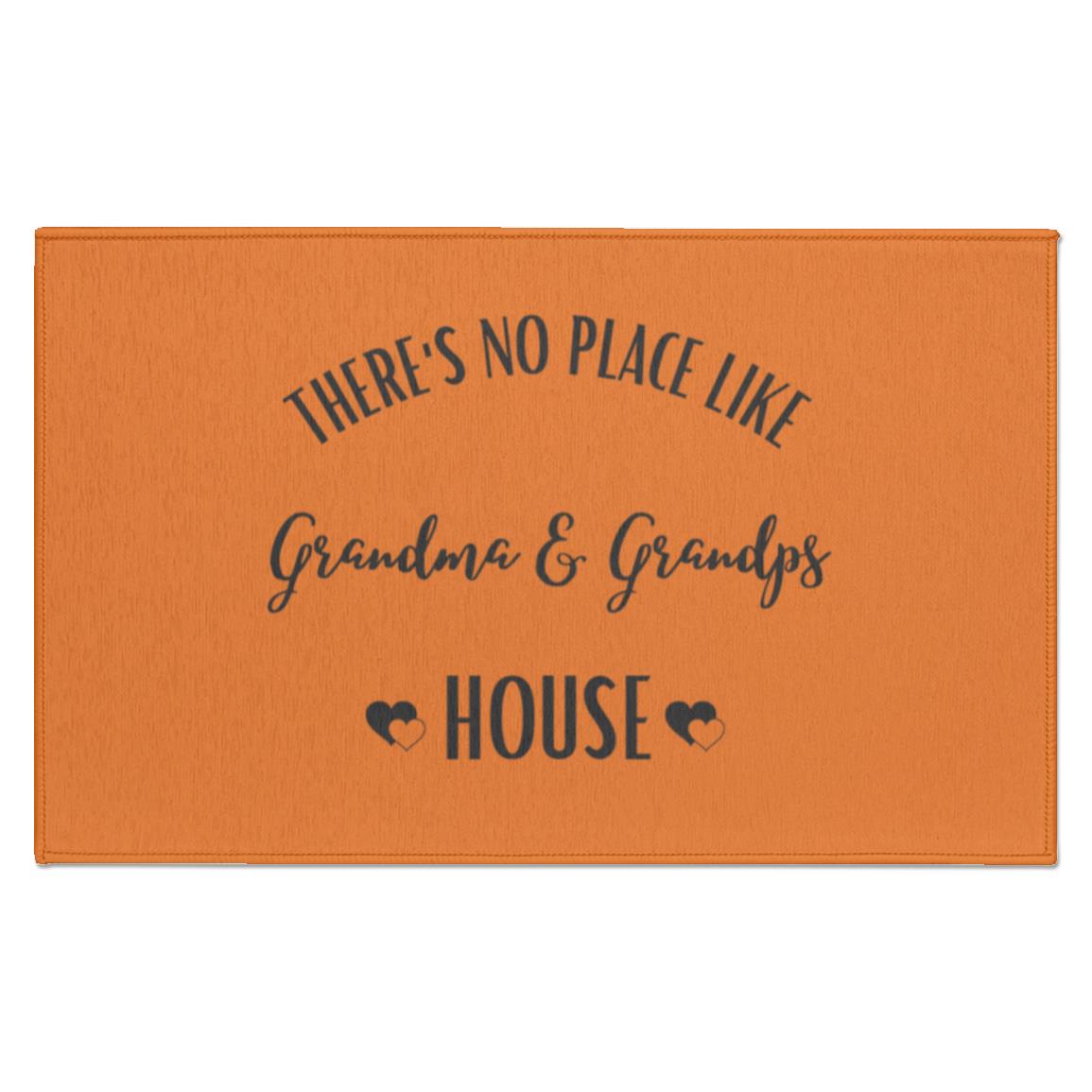 There's No Place Like Grandma & Grandpa House Indoor Doormat