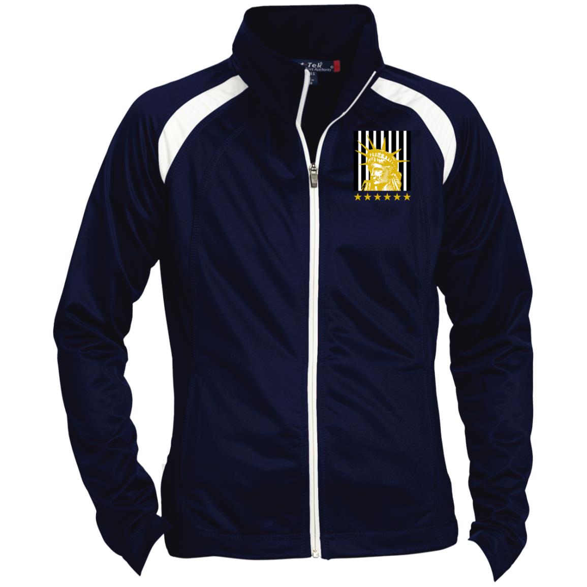 Lady Liberty Ladies' Raglan Sleeve Warmup Jacket