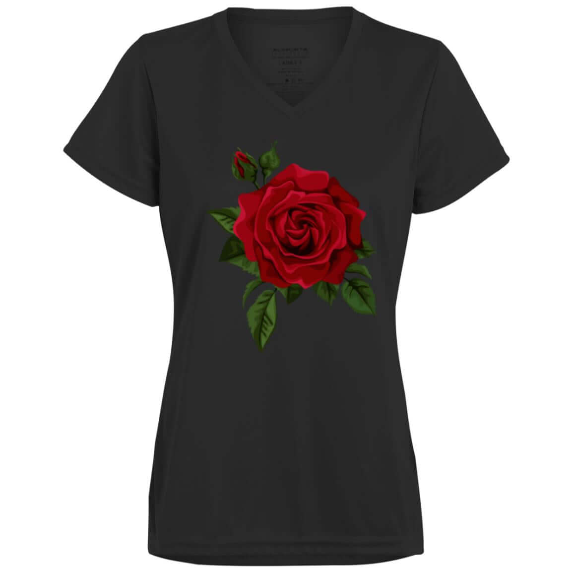 1790 Ladies’ Moisture-Wicking V-Neck Tee