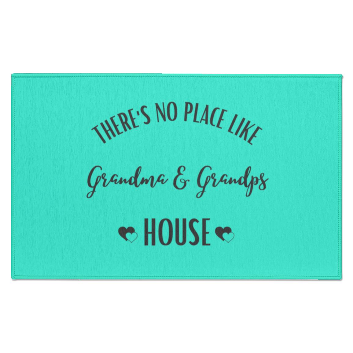 There's No Place Like Grandma & Grandpa House Indoor Doormat