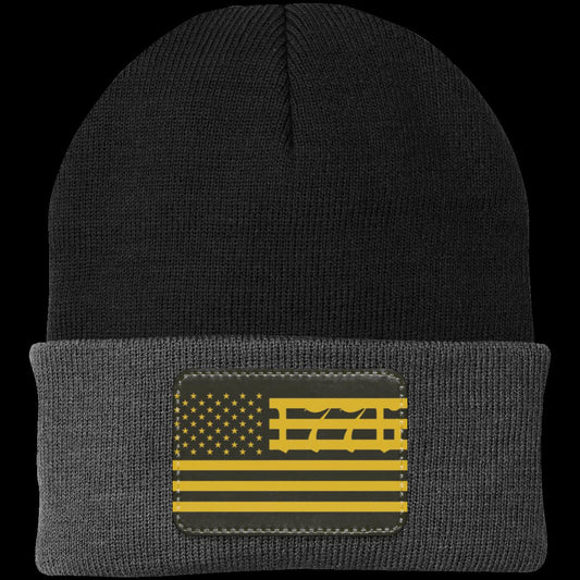 Flag 1776  Knit Cap - Patch