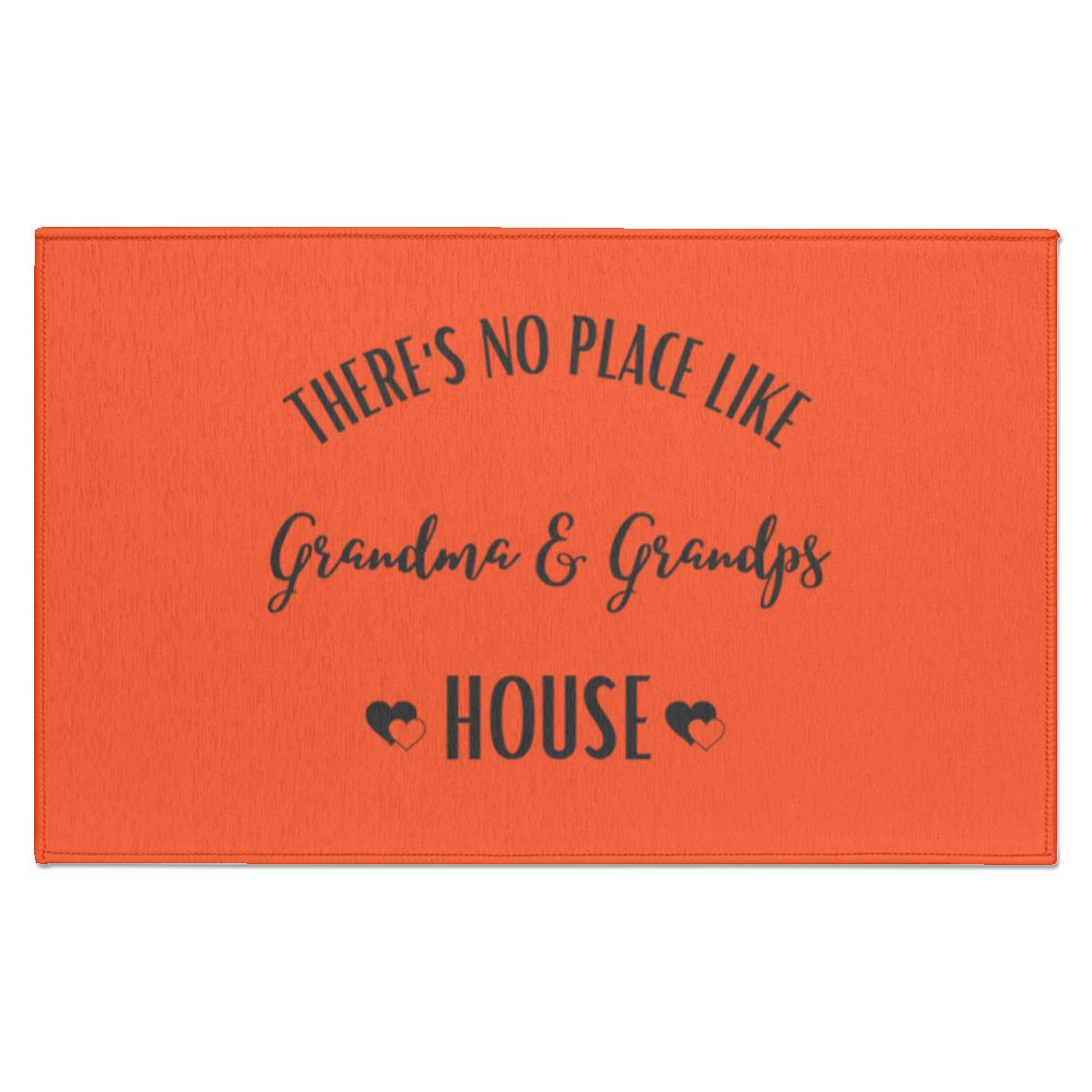 There's No Place Like Grandma & Grandpa House Indoor Doormat