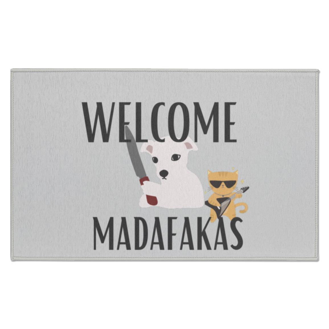 Welcome Madafakas Indoor Doormat