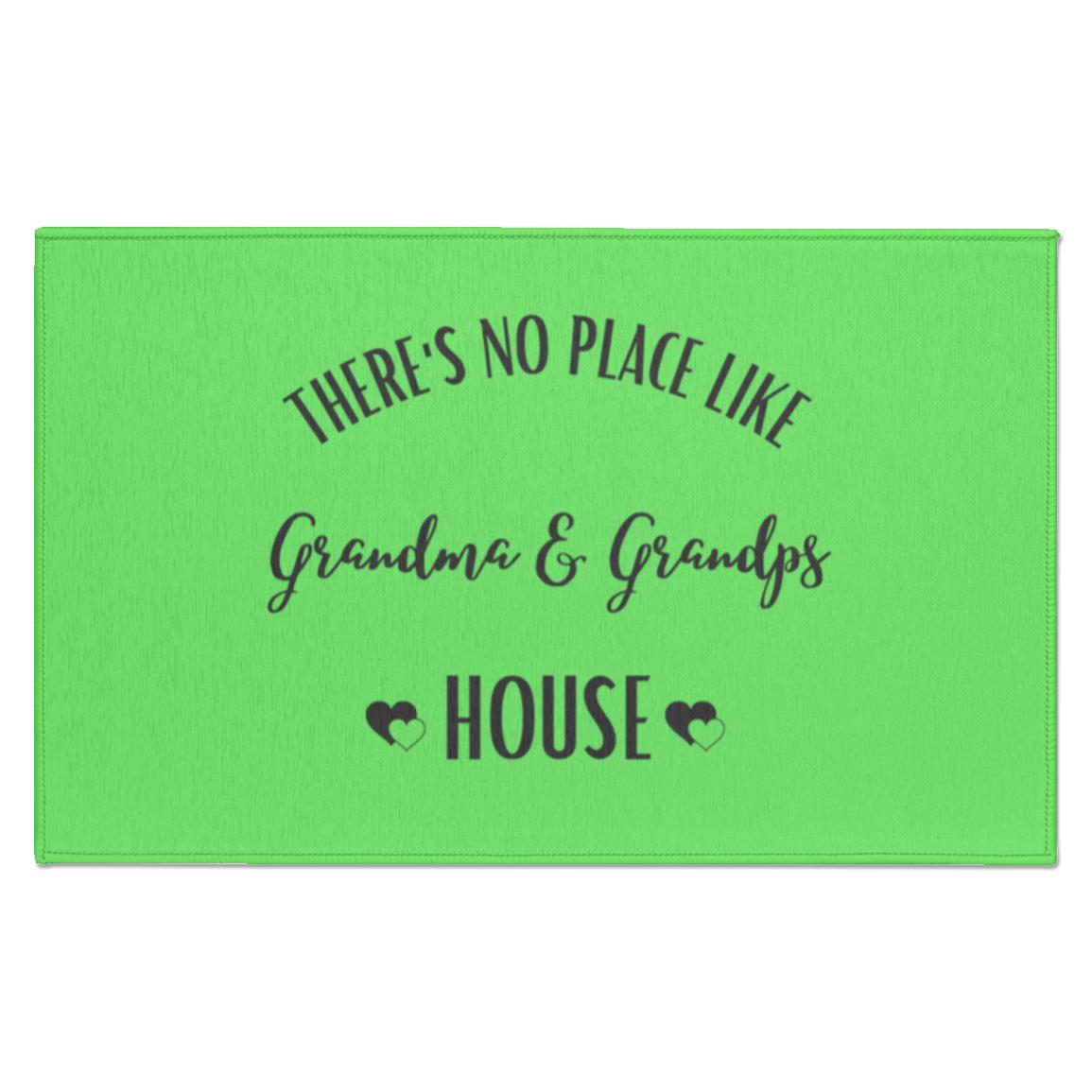 There's No Place Like Grandma & Grandpa House Indoor Doormat