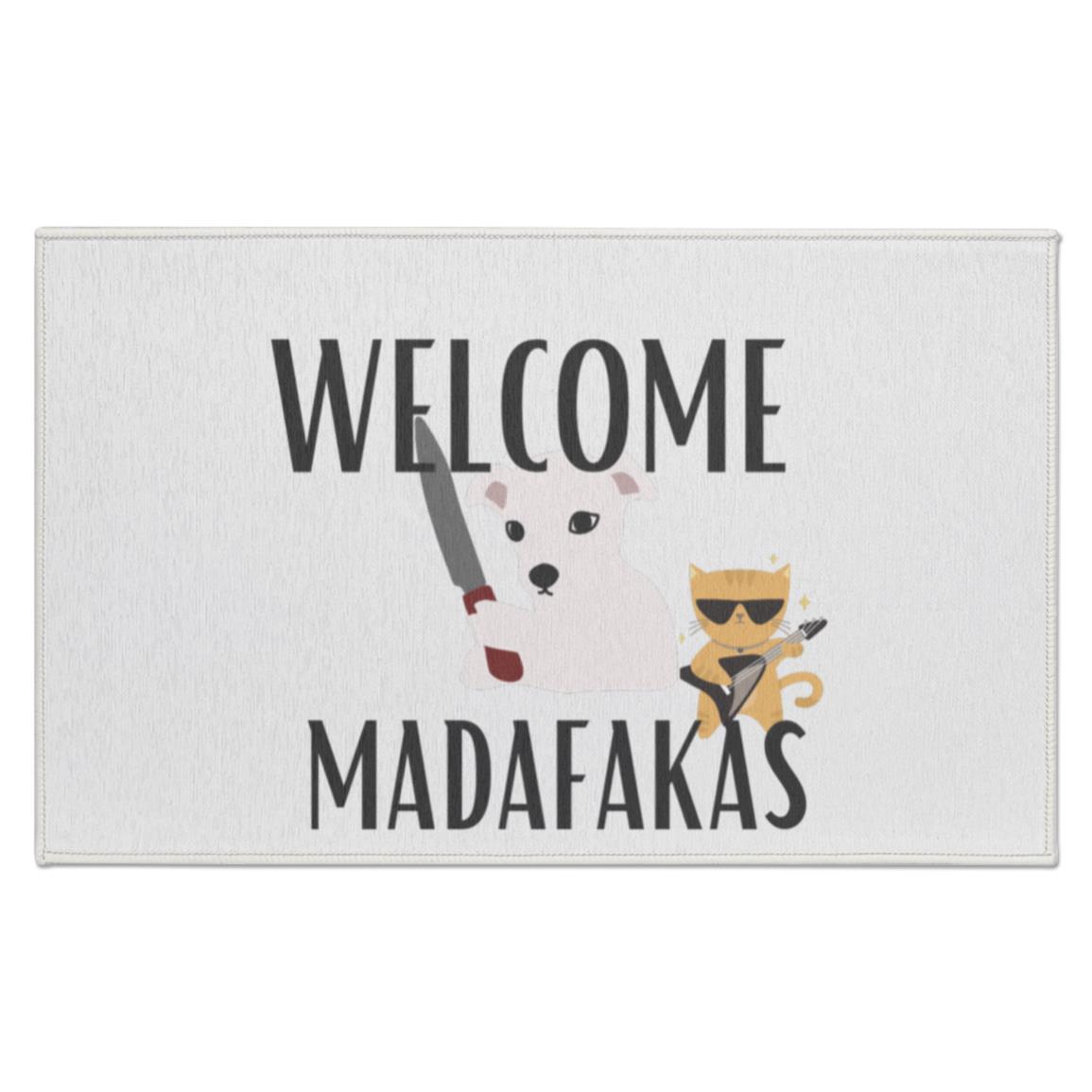 Welcome Madafakas Indoor Doormat