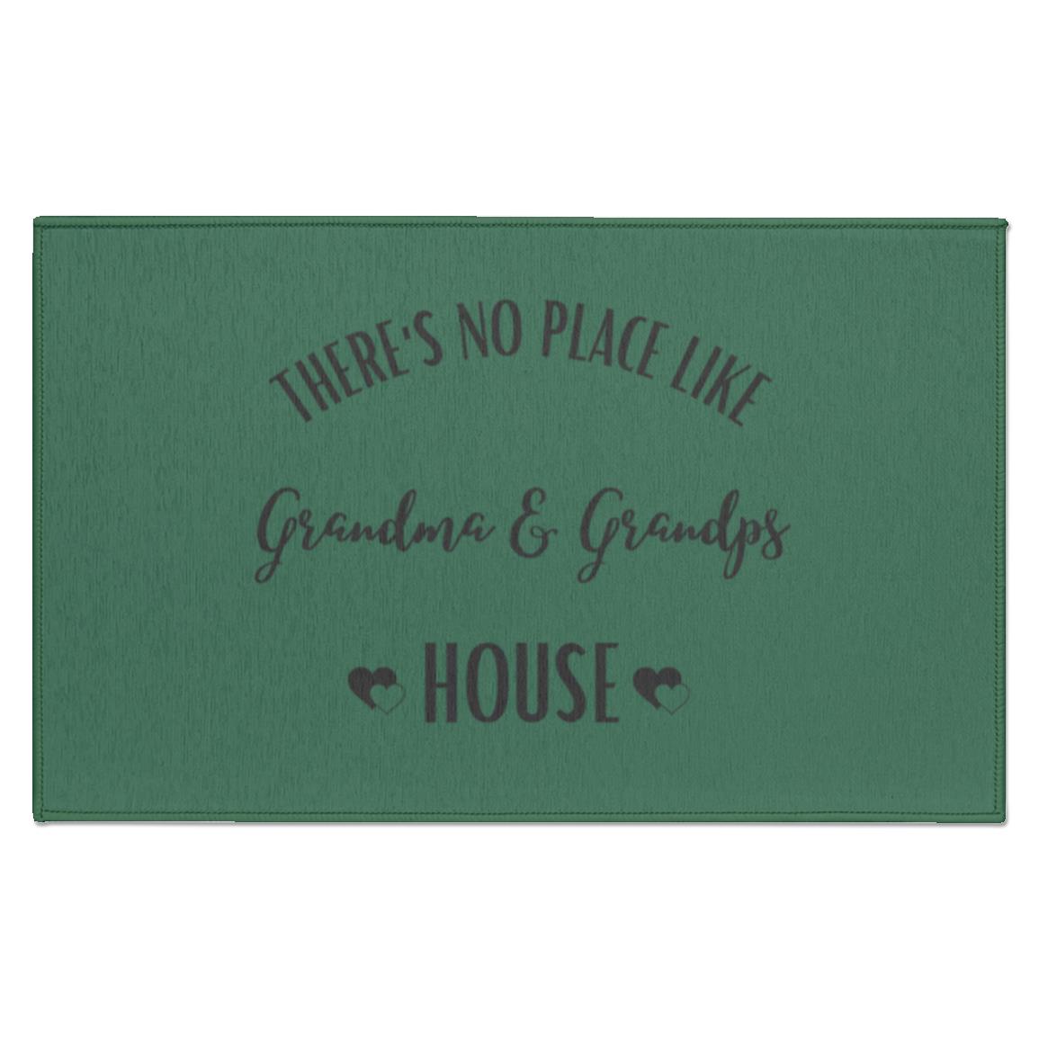 There's No Place Like Grandma & Grandpa House Indoor Doormat