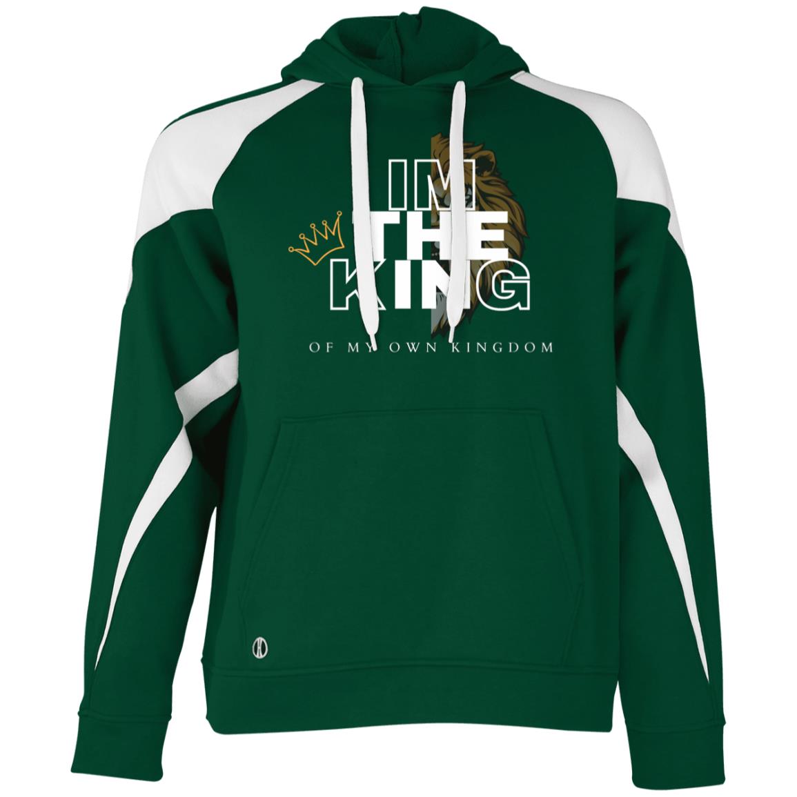 Im The King Athletic Colorblock Fleece Hoodie