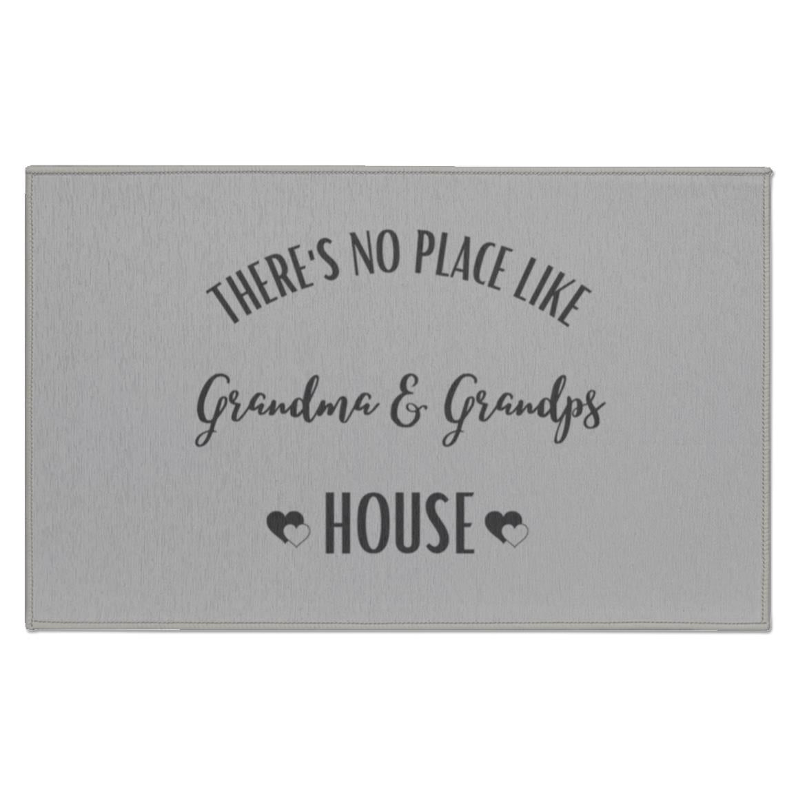 There's No Place Like Grandma & Grandpa House Indoor Doormat