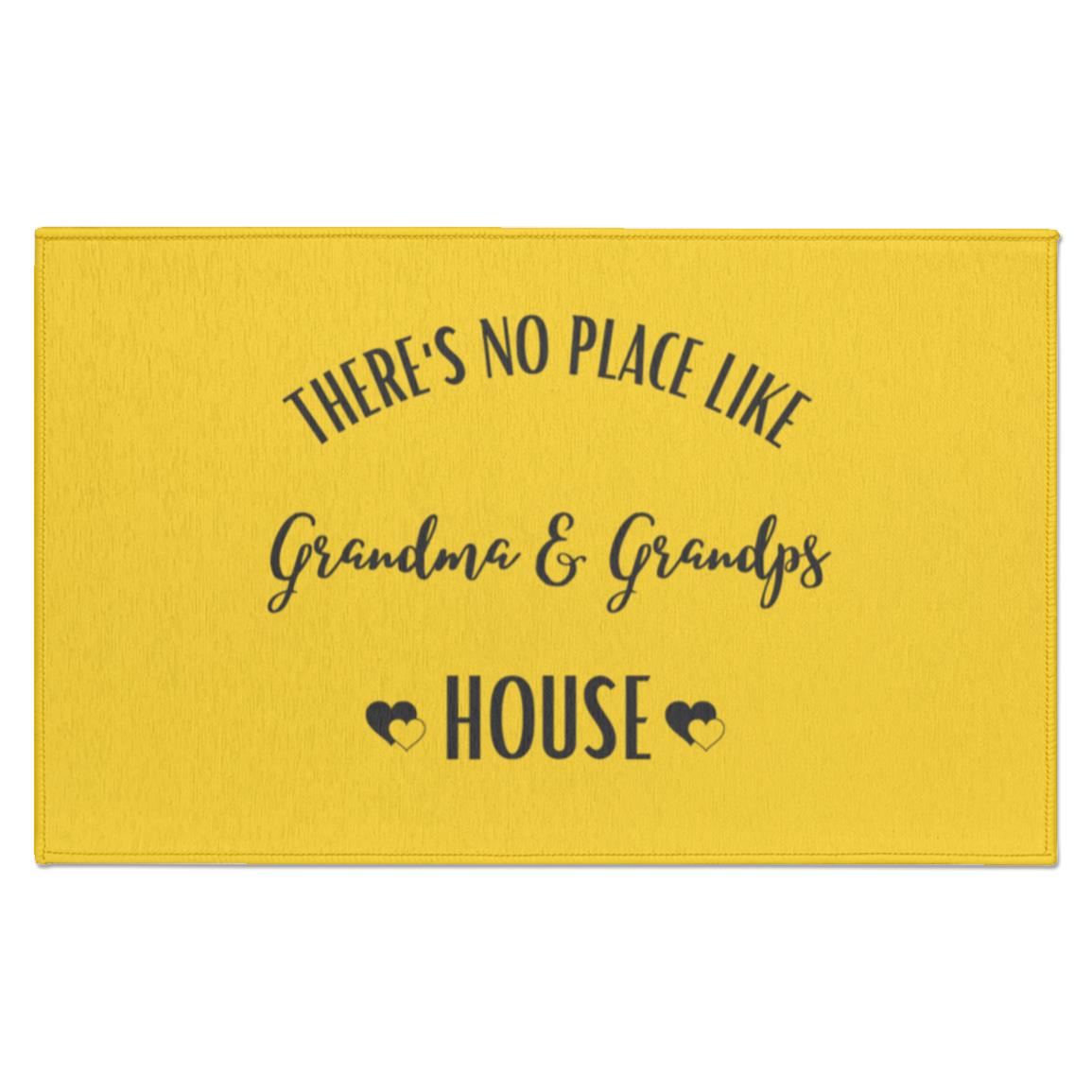 There's No Place Like Grandma & Grandpa House Indoor Doormat