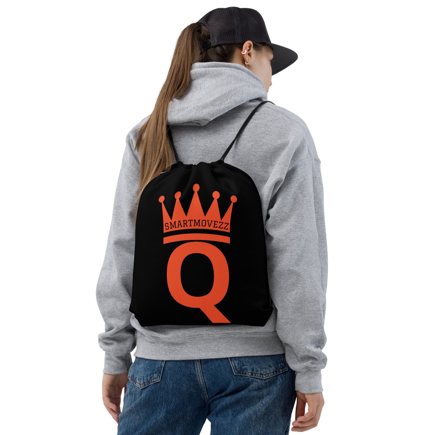 Queen B Drawstring Bag