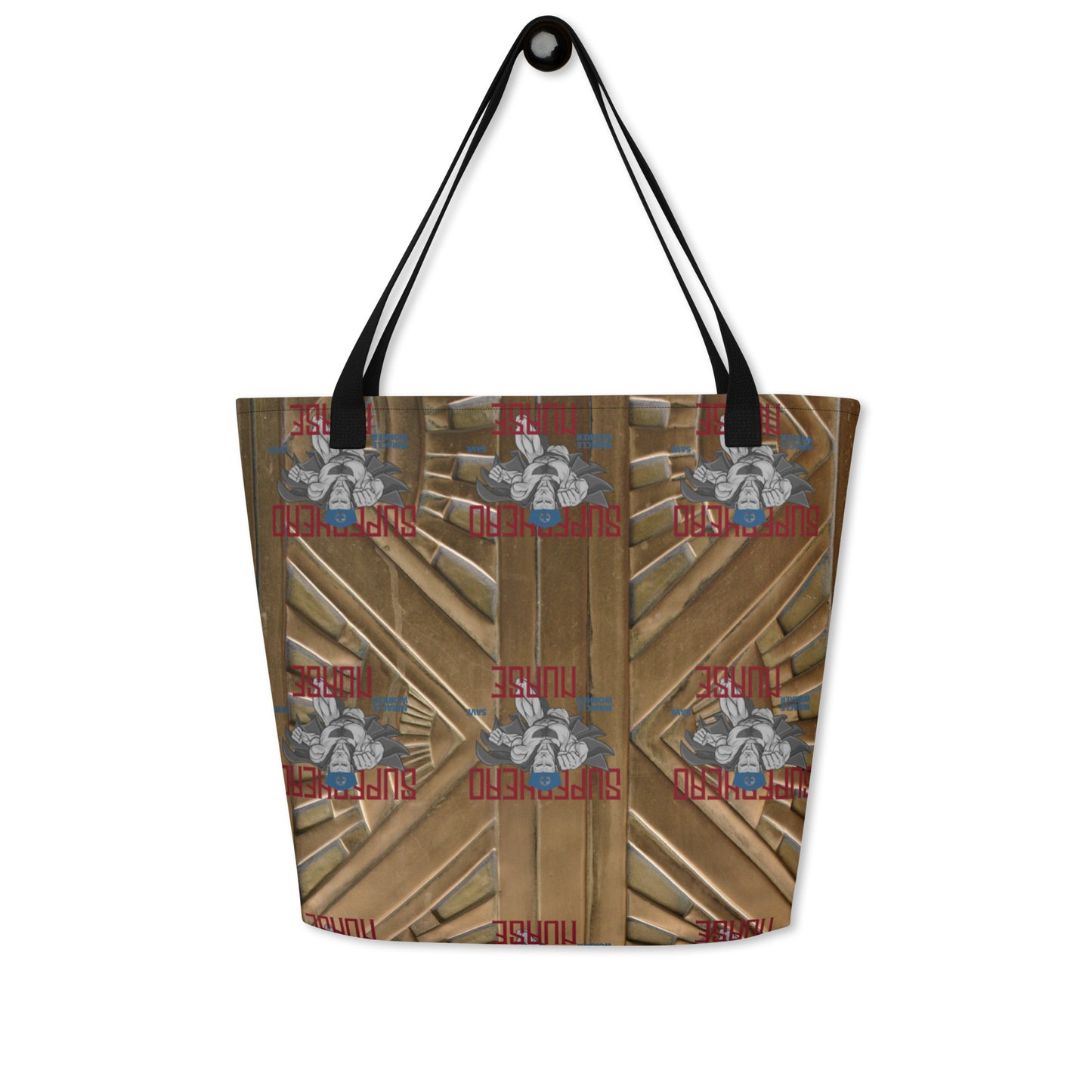 Superhero Nurse Large Tote Bag