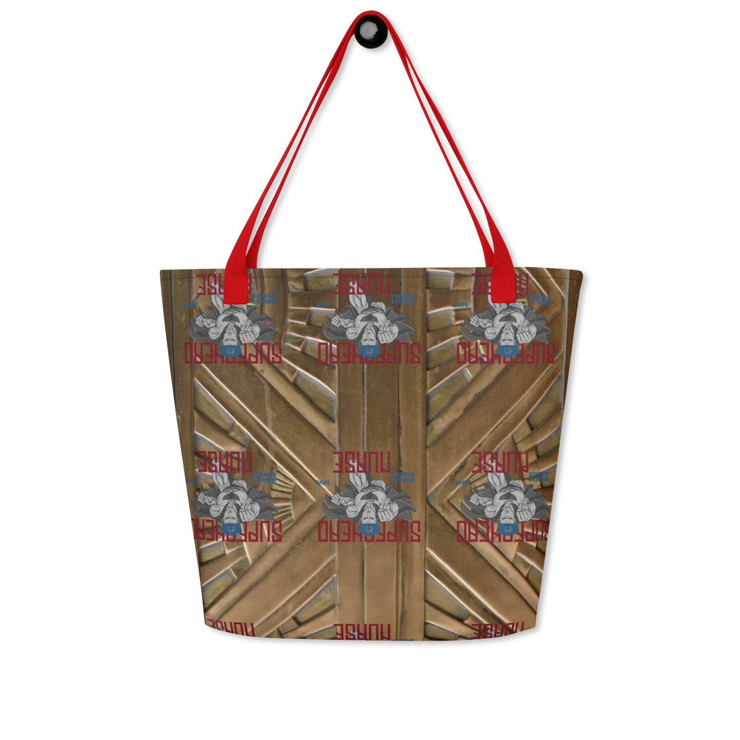 Superhero Nurse Large Tote Bag