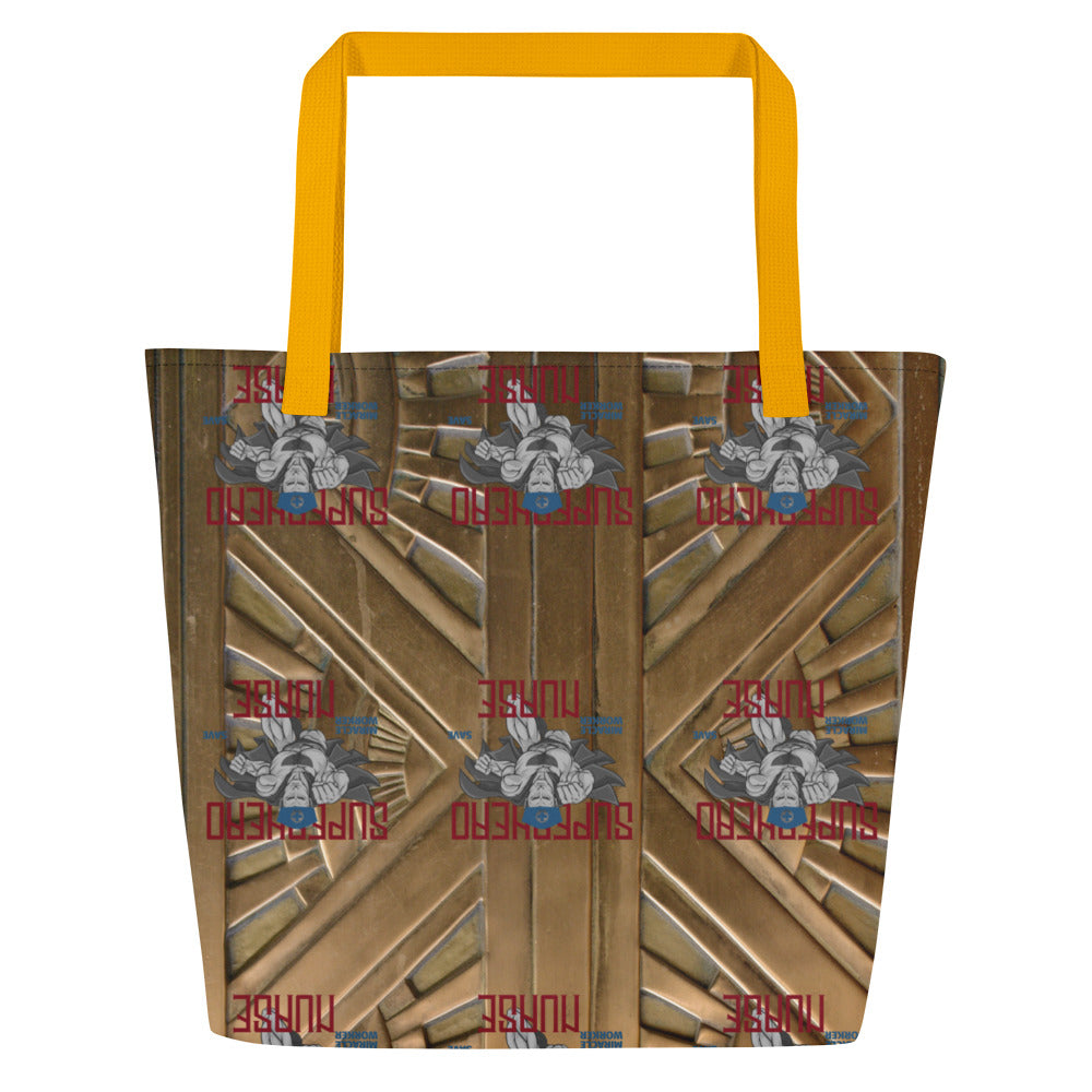 Superhero Nurse Large Tote Bag