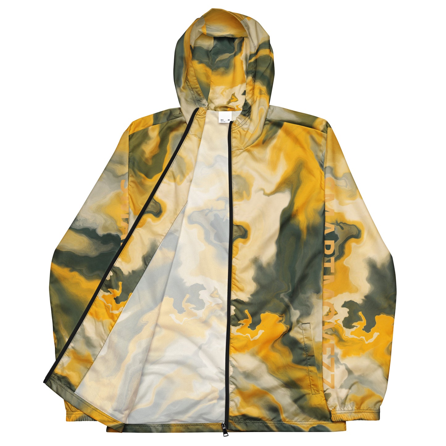 Yellow Wave Windbreaker