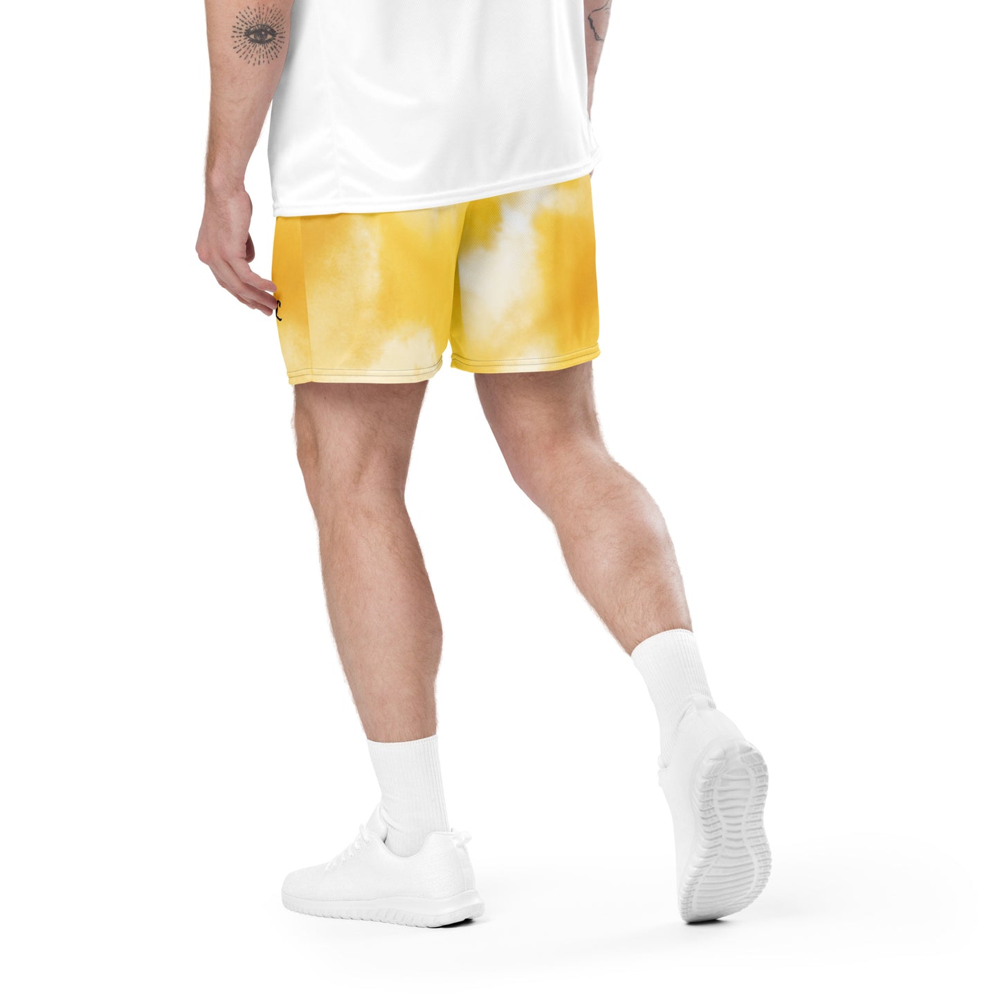 Dramatic Mesh Shorts (Yellow)