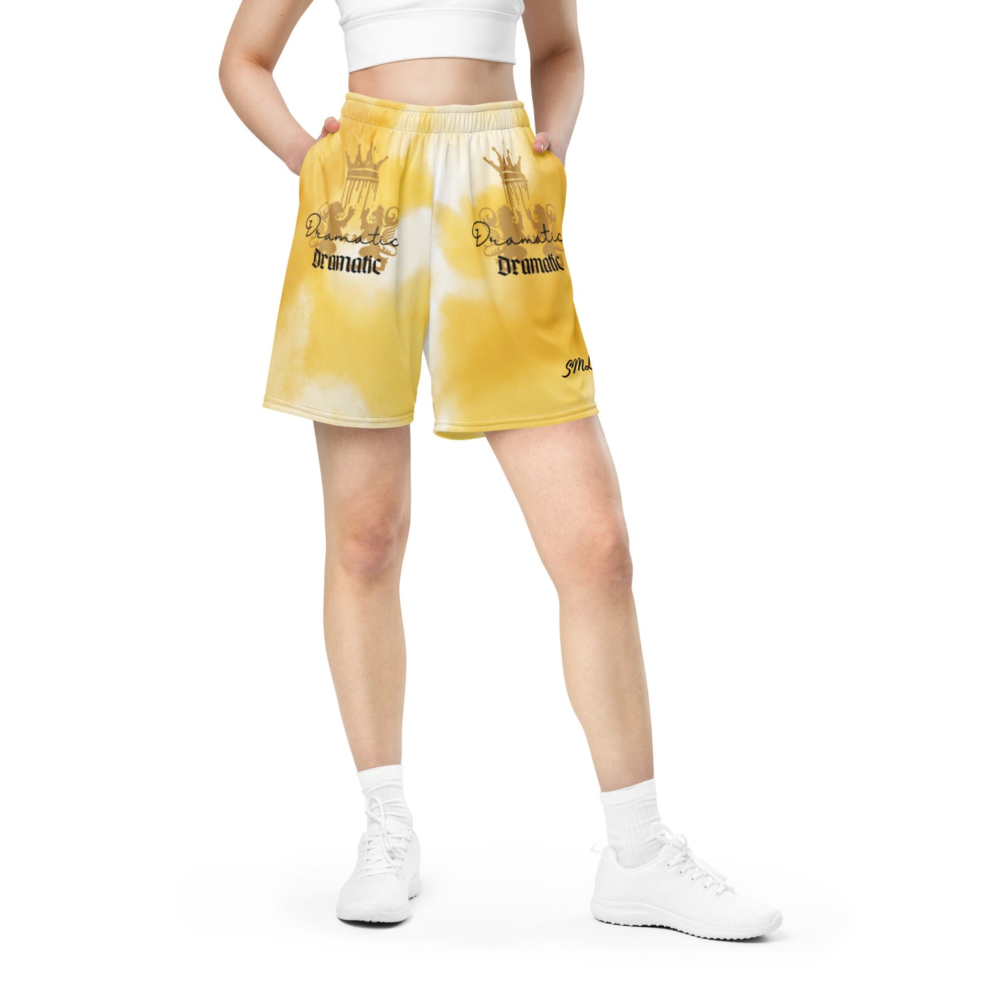 Dramatic Mesh Shorts (Yellow)