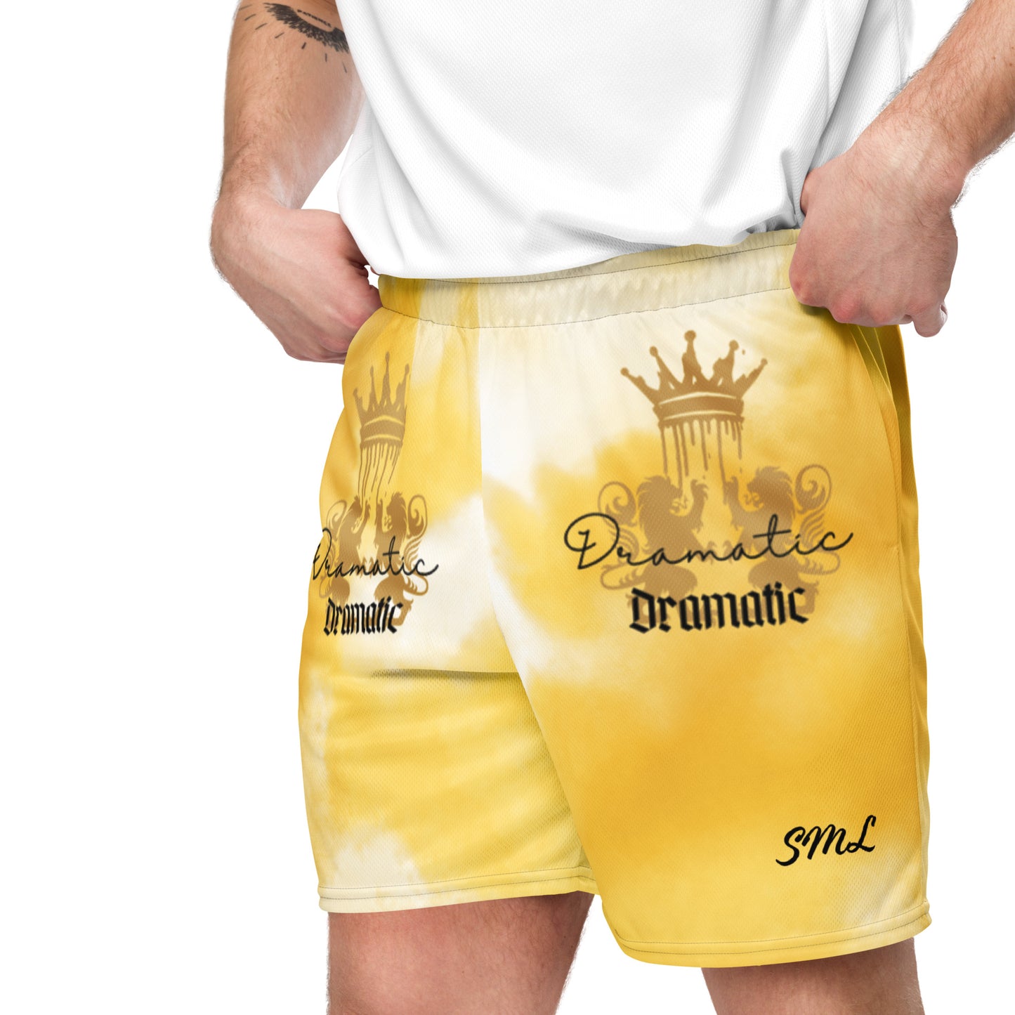 Dramatic Mesh Shorts (Yellow)