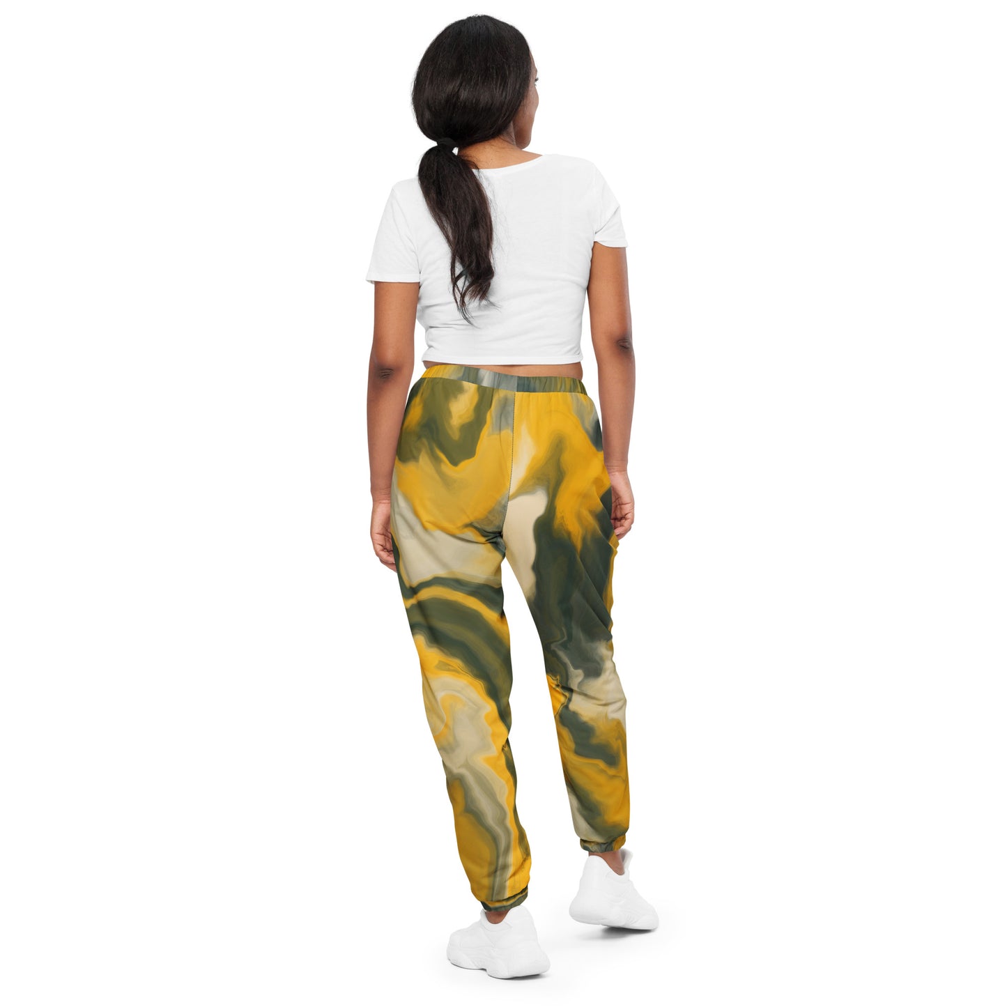 Smartmovezz Yellow Wave Track Pants