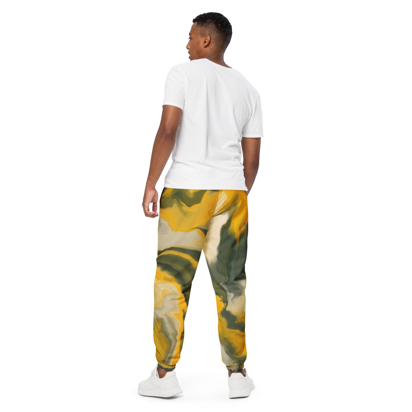 Smartmovezz Yellow Wave Track Pants