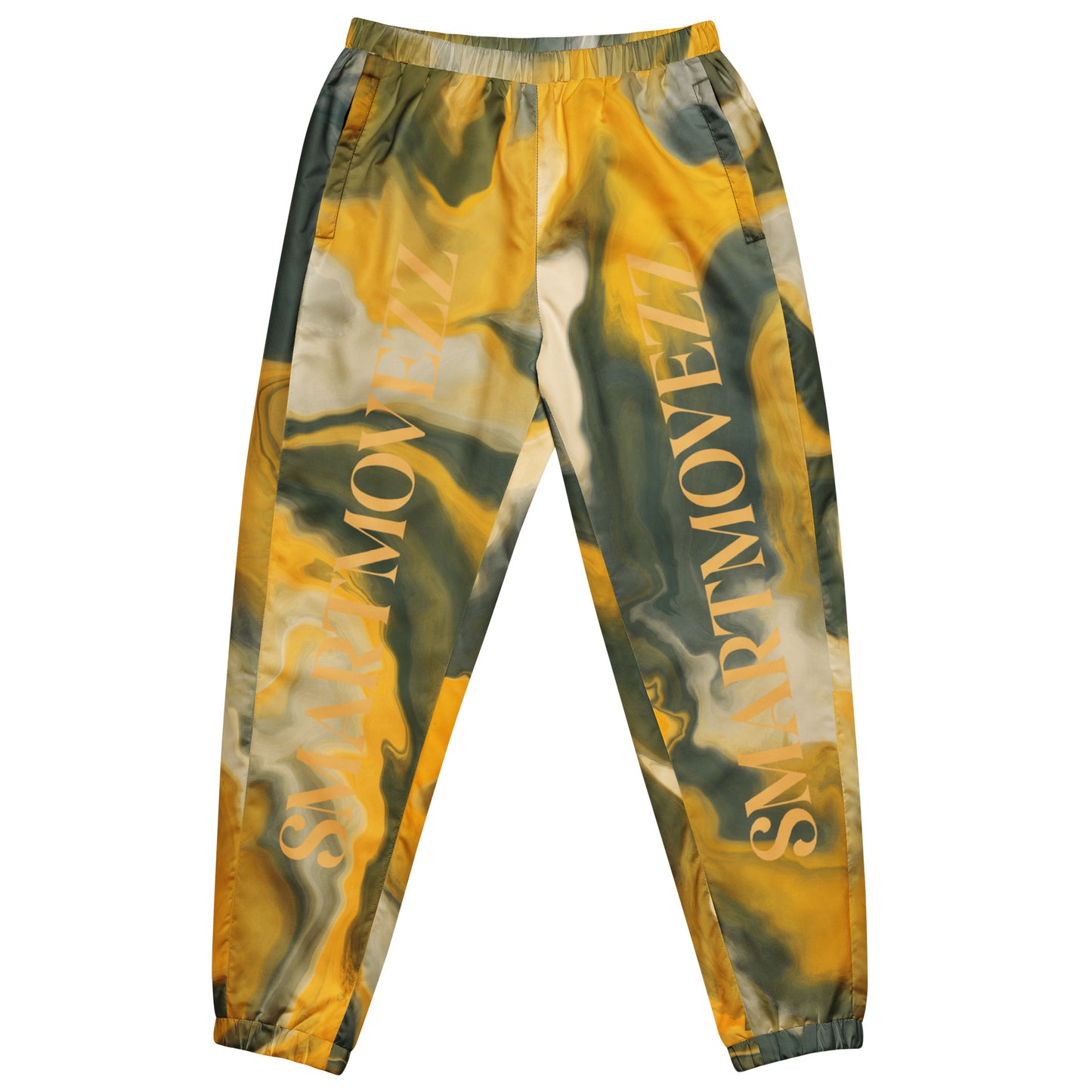 Smartmovezz Yellow Wave Track Pants