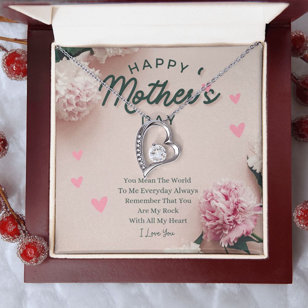 Mother's Day Flowers Forever Necklace Set